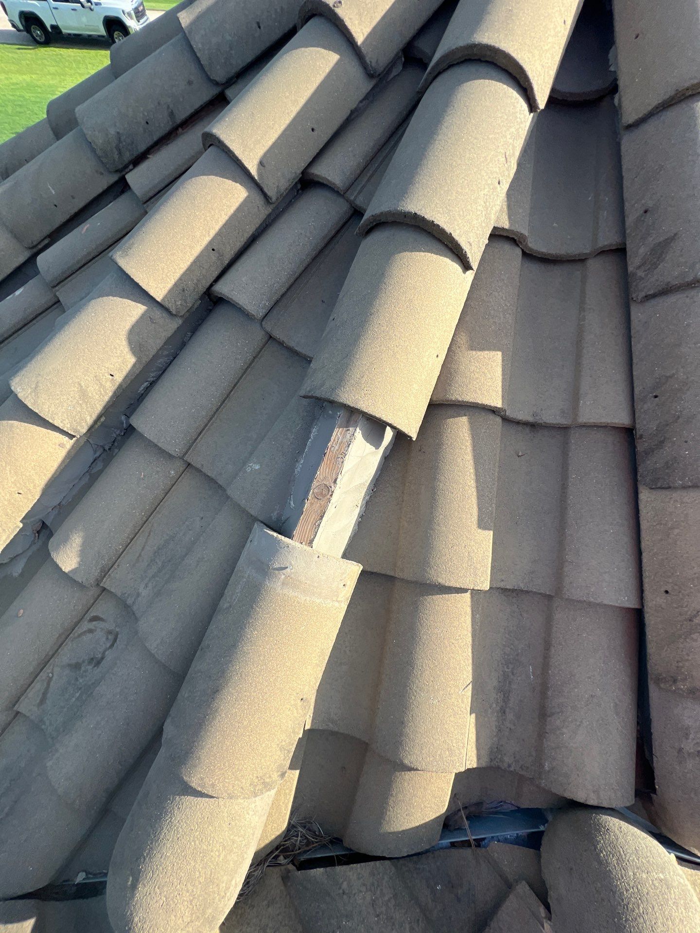 Residential Roofing Repair using tile by Roof Repair Company