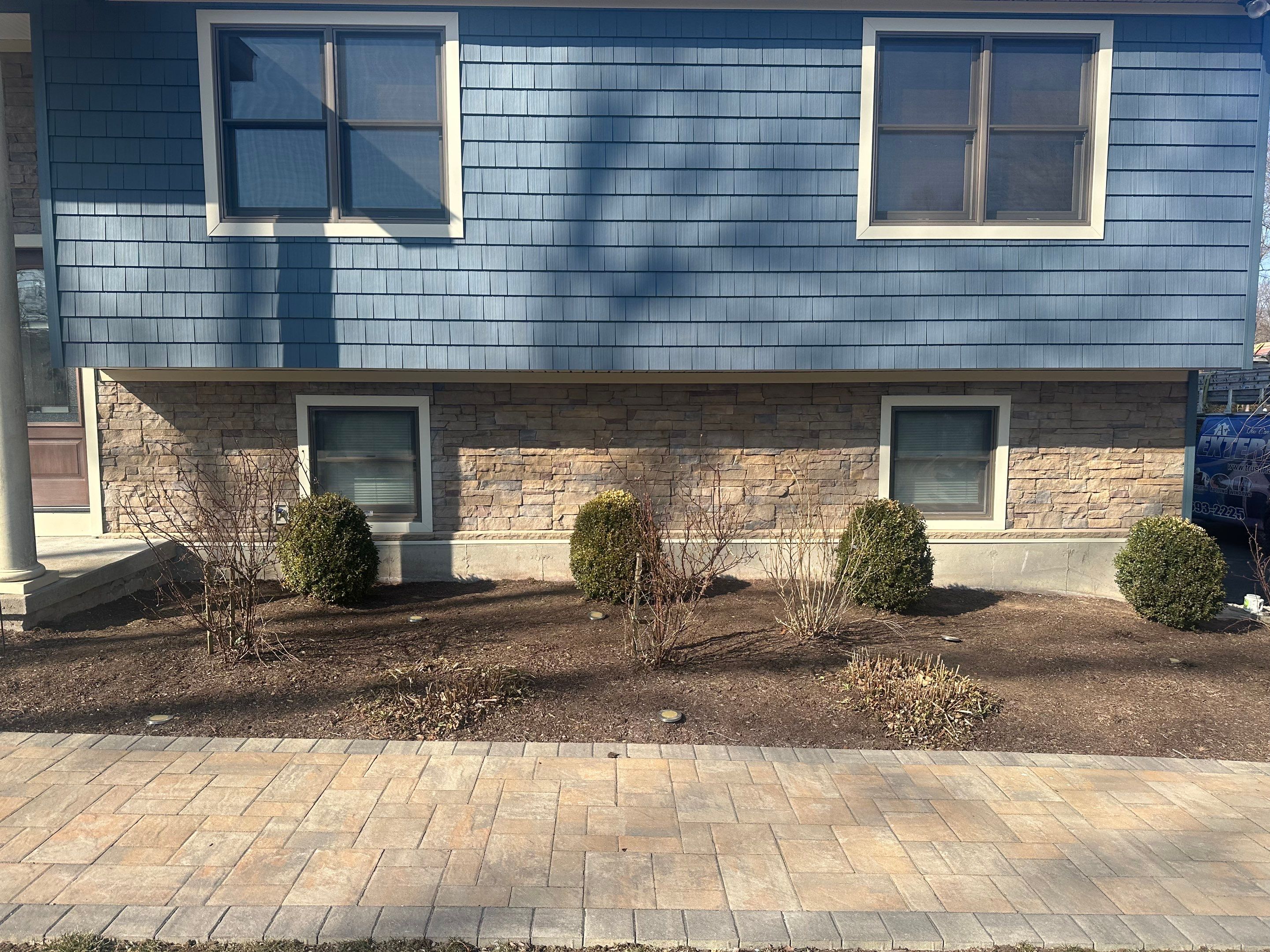Residential Roofing Installation using Owens Corning Duration Driftwood Siding Installation Using Cedar Impressions Pacific Blue by A Plus Exterior