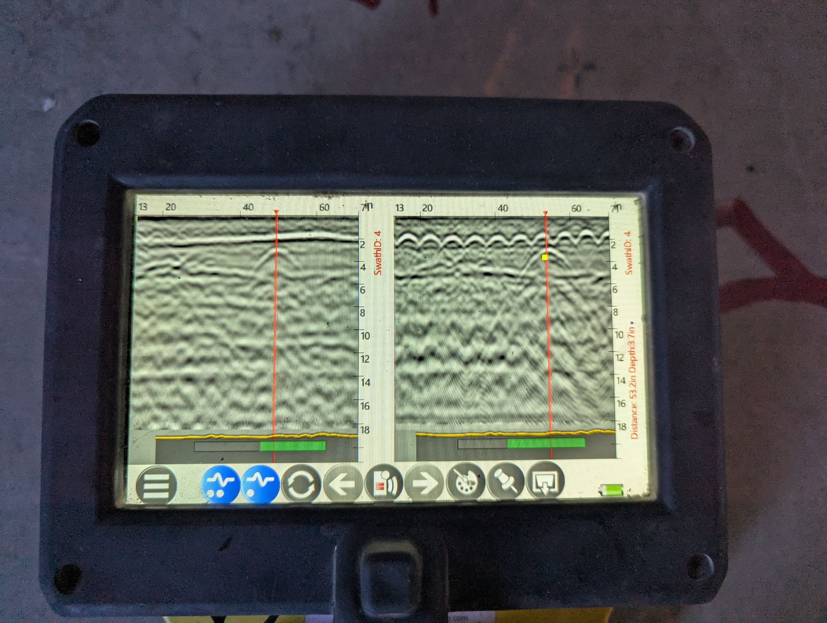 Concrete Scanning using Concrete GPR Scanner by Alsip Locating Service, LLC