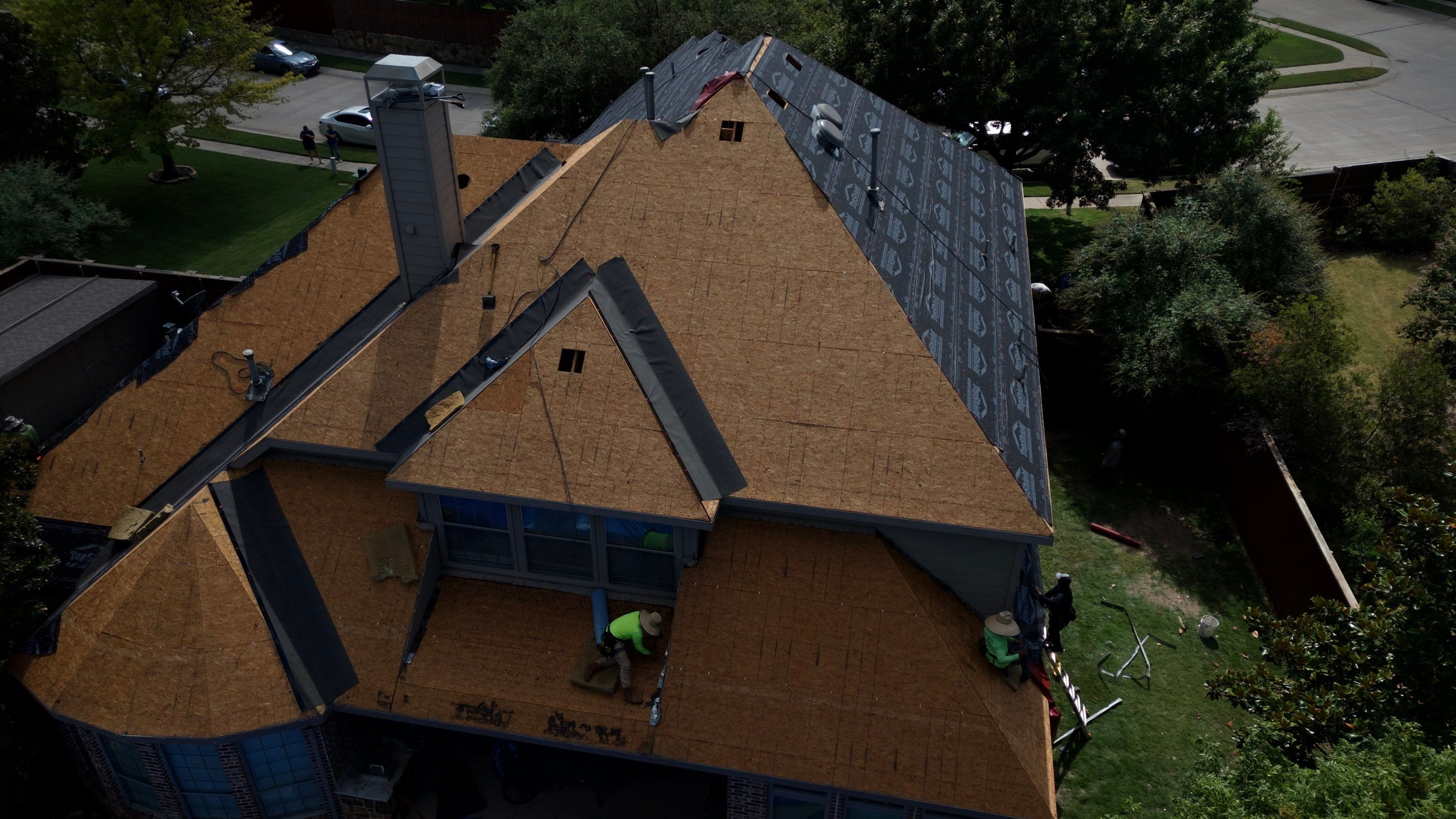 Residential Roof Repair using IKO Dynasty Class 3 Impact Resistant Shingles by Becker Roofing and Exteriors