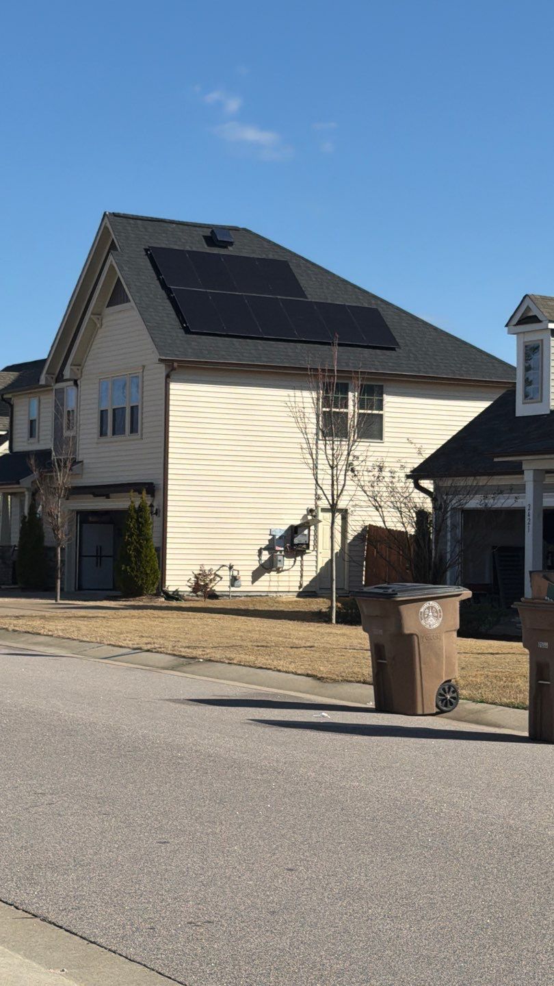 Roof replacement by hail damage, interior repair and solar panels replacement  by Just Brilliant Restoration JBR