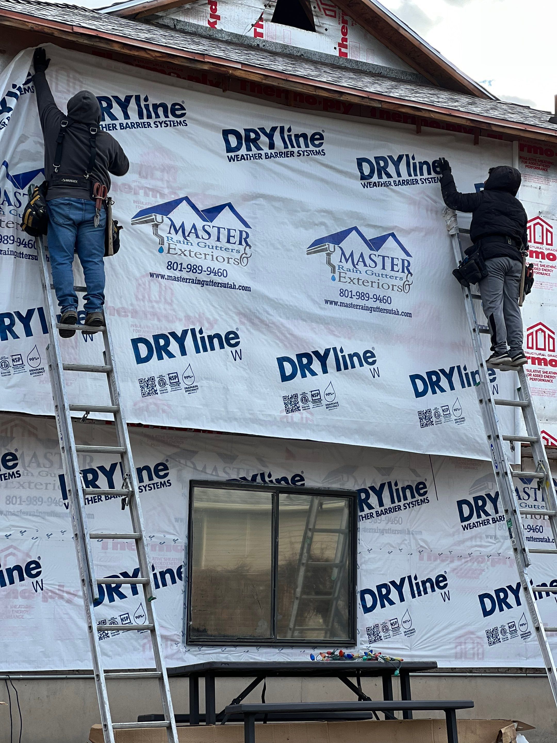 Project in West Jordan by Master Rain Gutters.