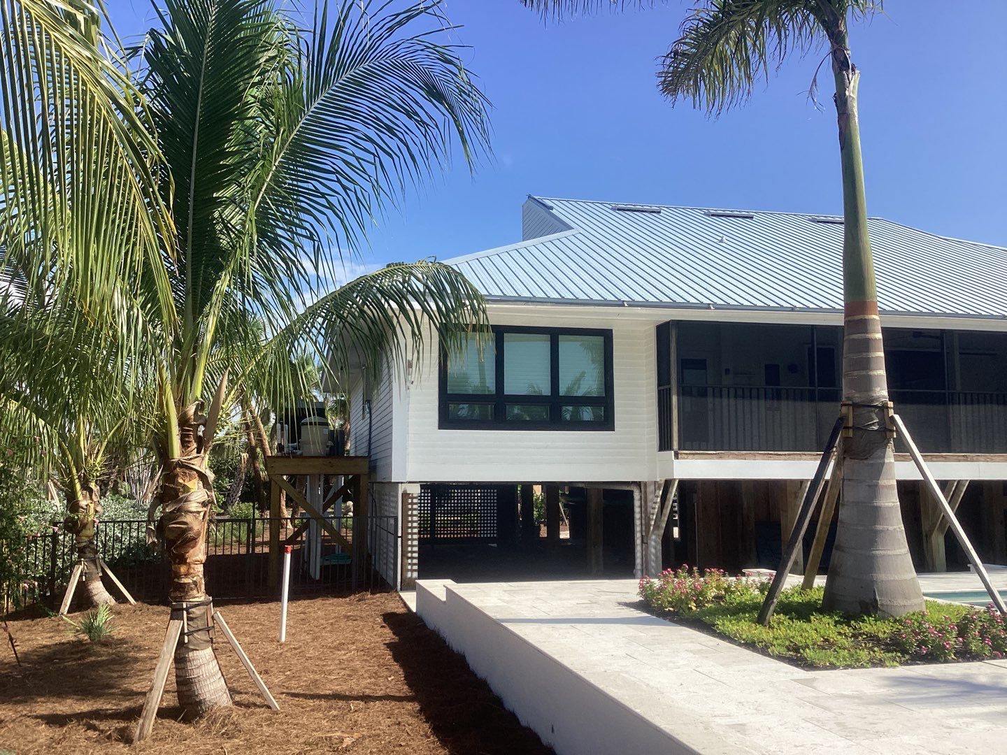 Seamless Gutters for Beachfront Homes in Sanibel FL by Gutter Professors