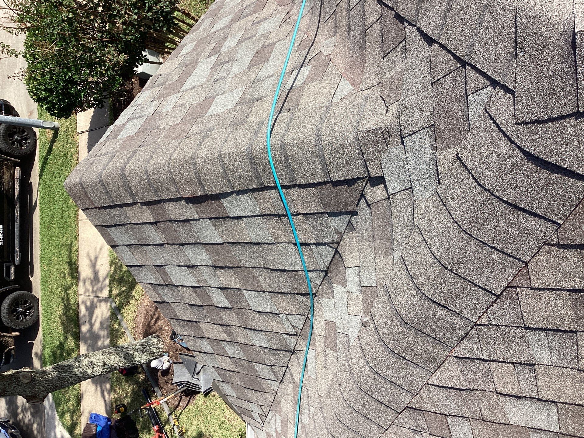 Residential Roofing Installation using Owen's Corning Duration (Lifetime) Shingles by Roof Repair Company