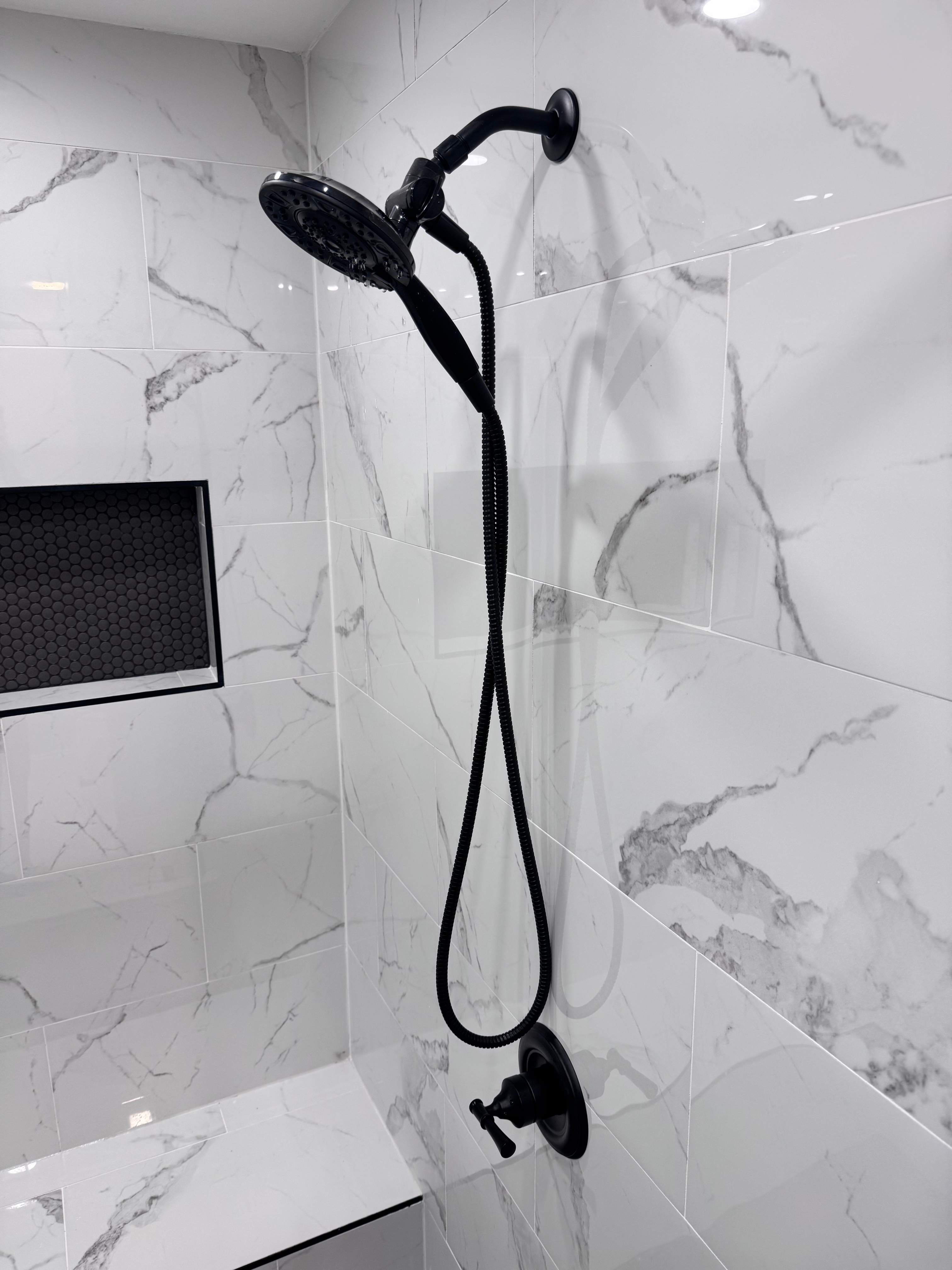 Master bathroom renovation by Prudencio