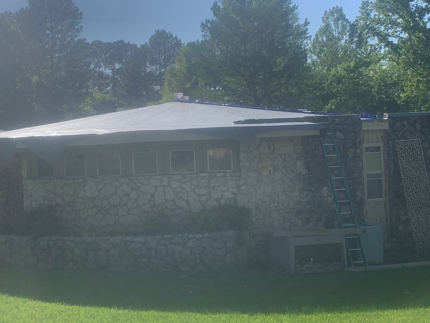 Commercial Roofing Installation using 50 mil PVC by Hostetler Roofing