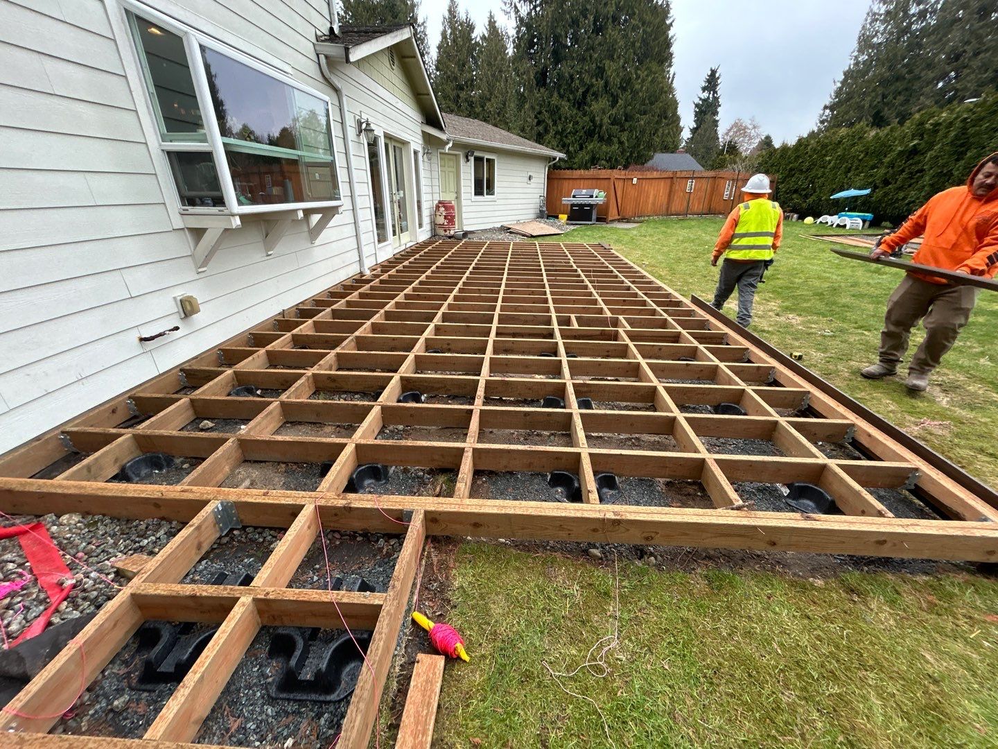 Daniel | Back Deck Installation  by Jireh Asphalt & Concrete Inc 