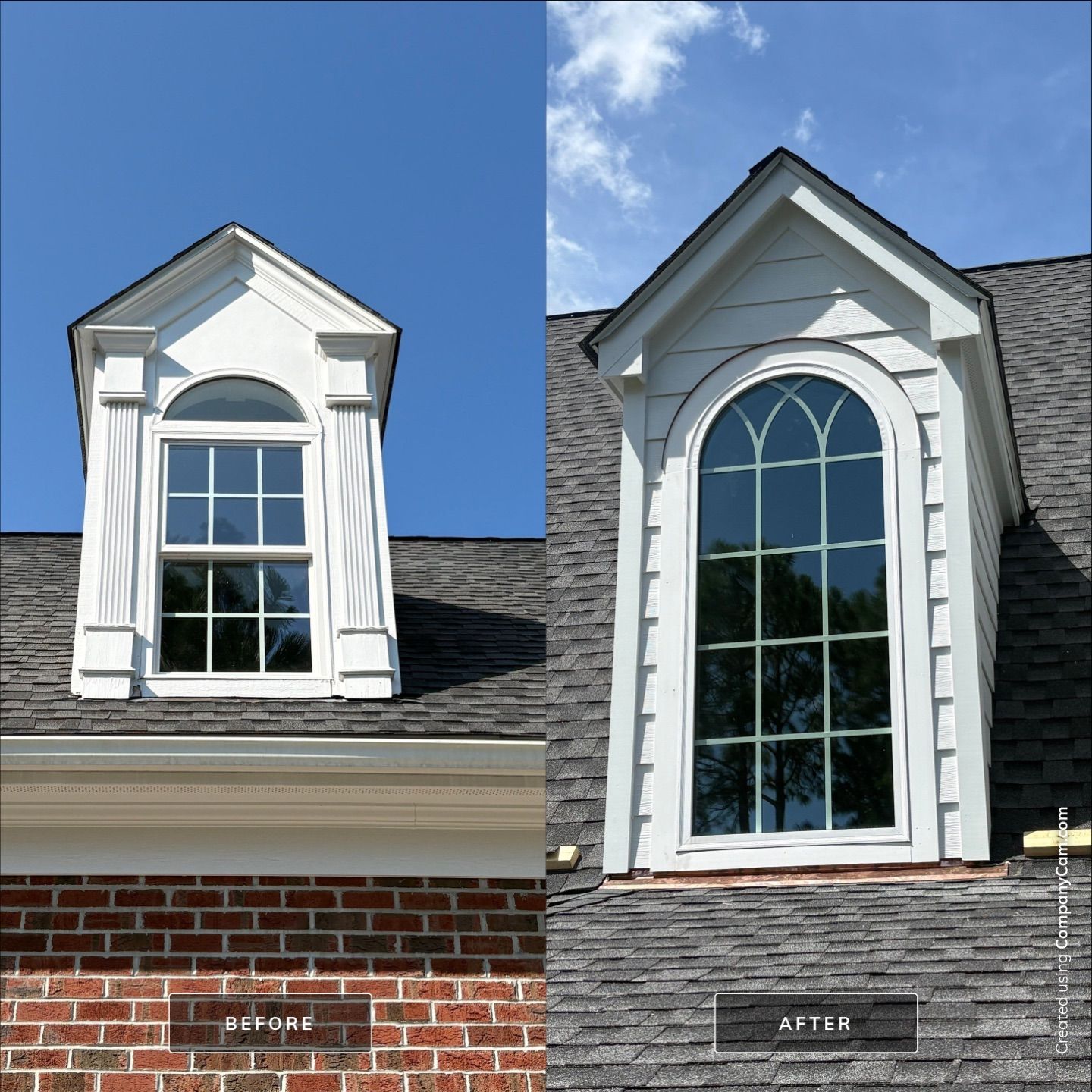 Southport Dormer Siding Replacement and Architectural Trim Restoration