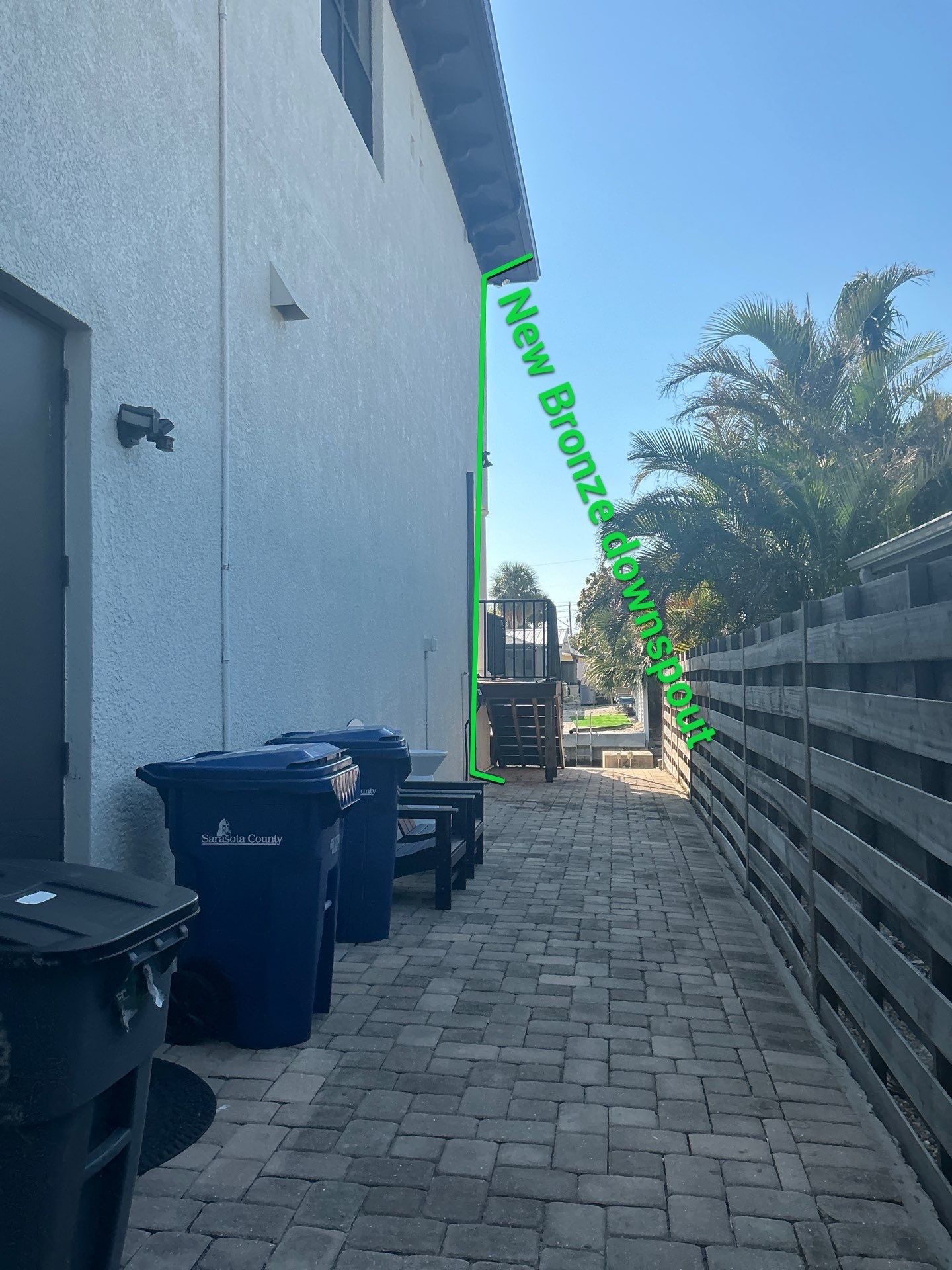 New Metal Soffit and Fascia in Siesta Key FL by Gutter Professors