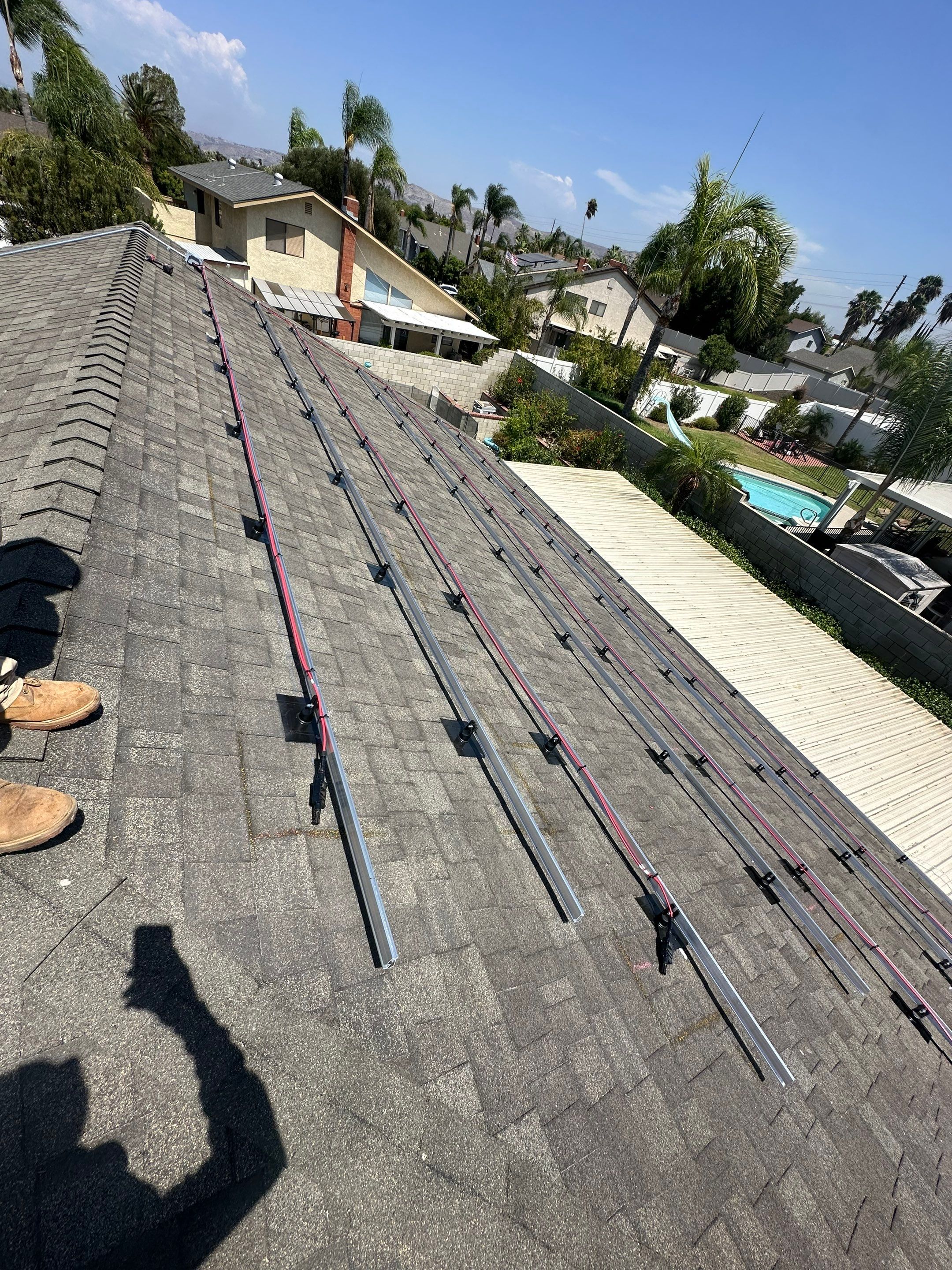 Residential Solar Array and Dual Tesla Powerwall Storage in Corona by VIBE SOLAR