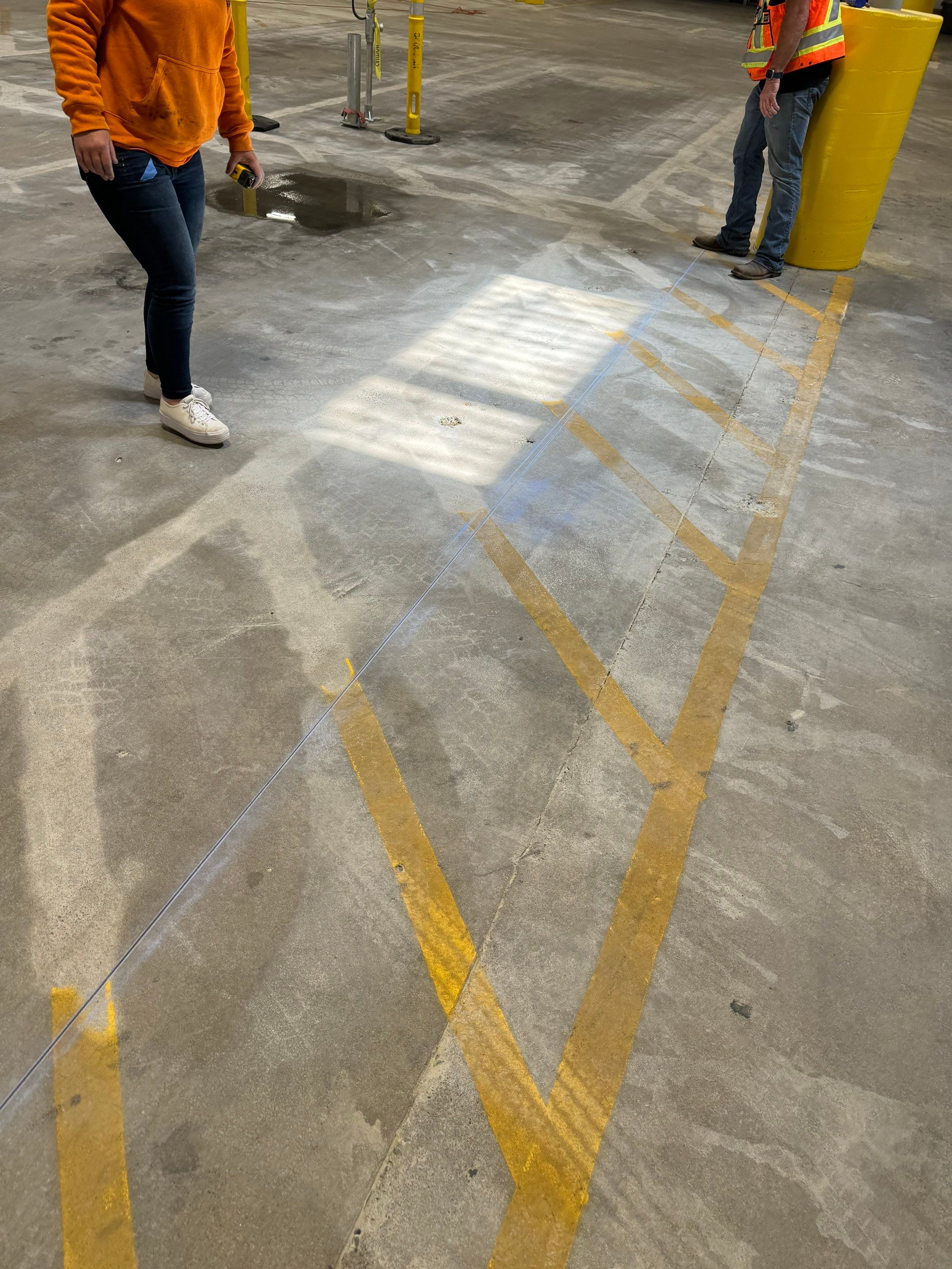 USPS Asphalt Patch Repair, Indoor Parking Lot Sandblast, Outdoor Parking Lot Sealcoating & Indoor/Outdoor Parking Lot Striping  by Jireh Asphalt & Concrete Inc 