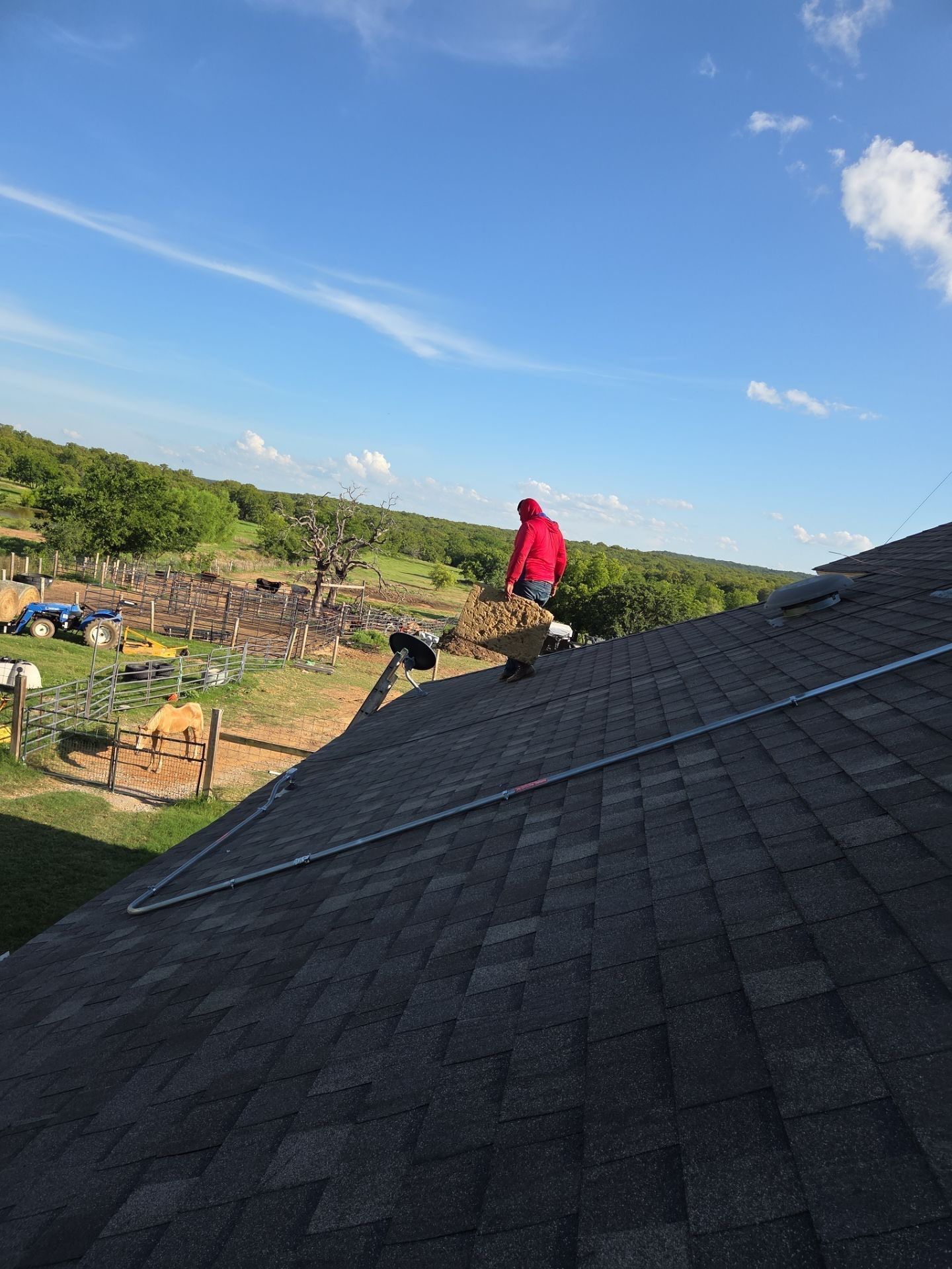 Project in Bowie by Lonestar Roofing and Restoration LLC.