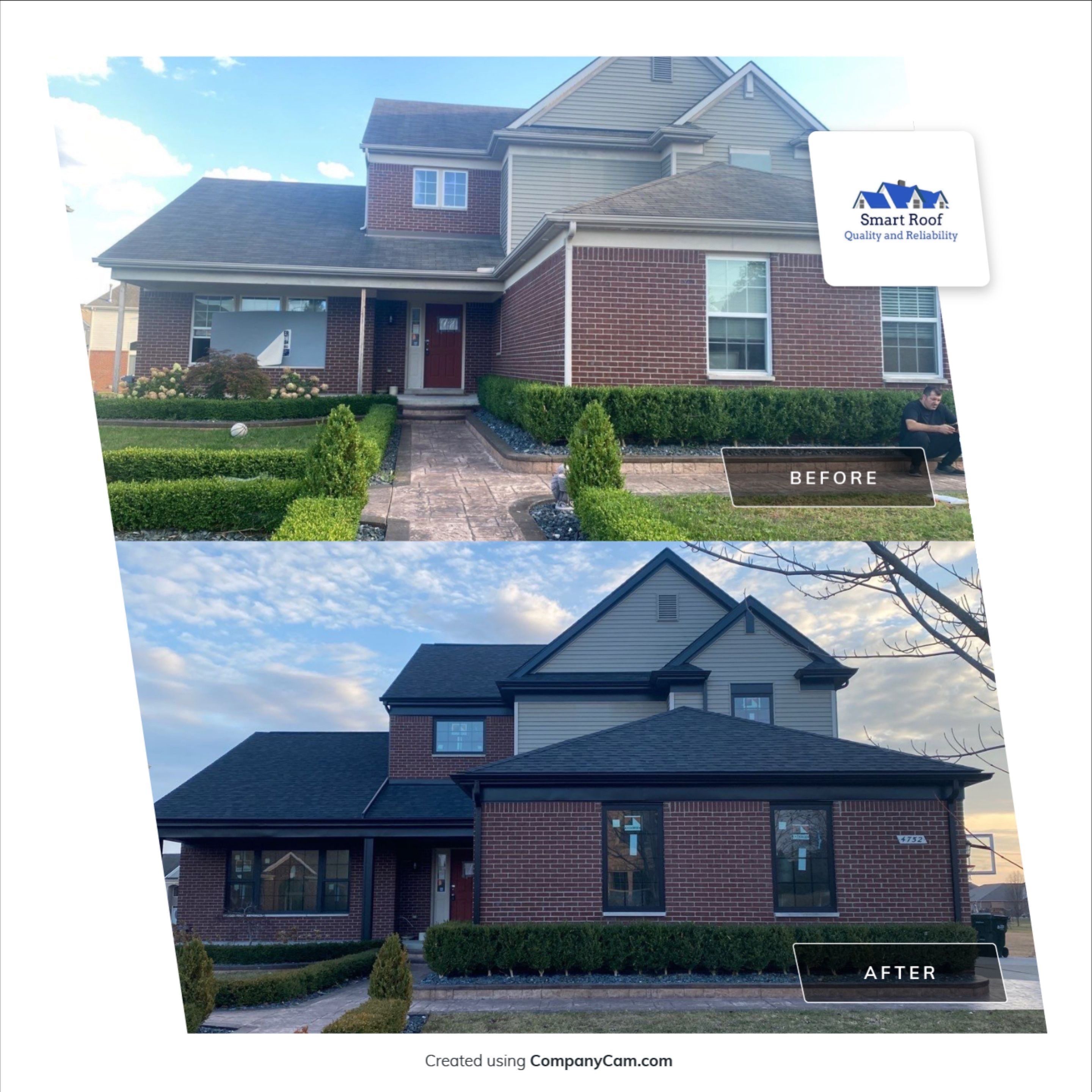 Roofing,Windows,Siding, and Gutters Replacement using Remodeling Exterior by Smart Roof