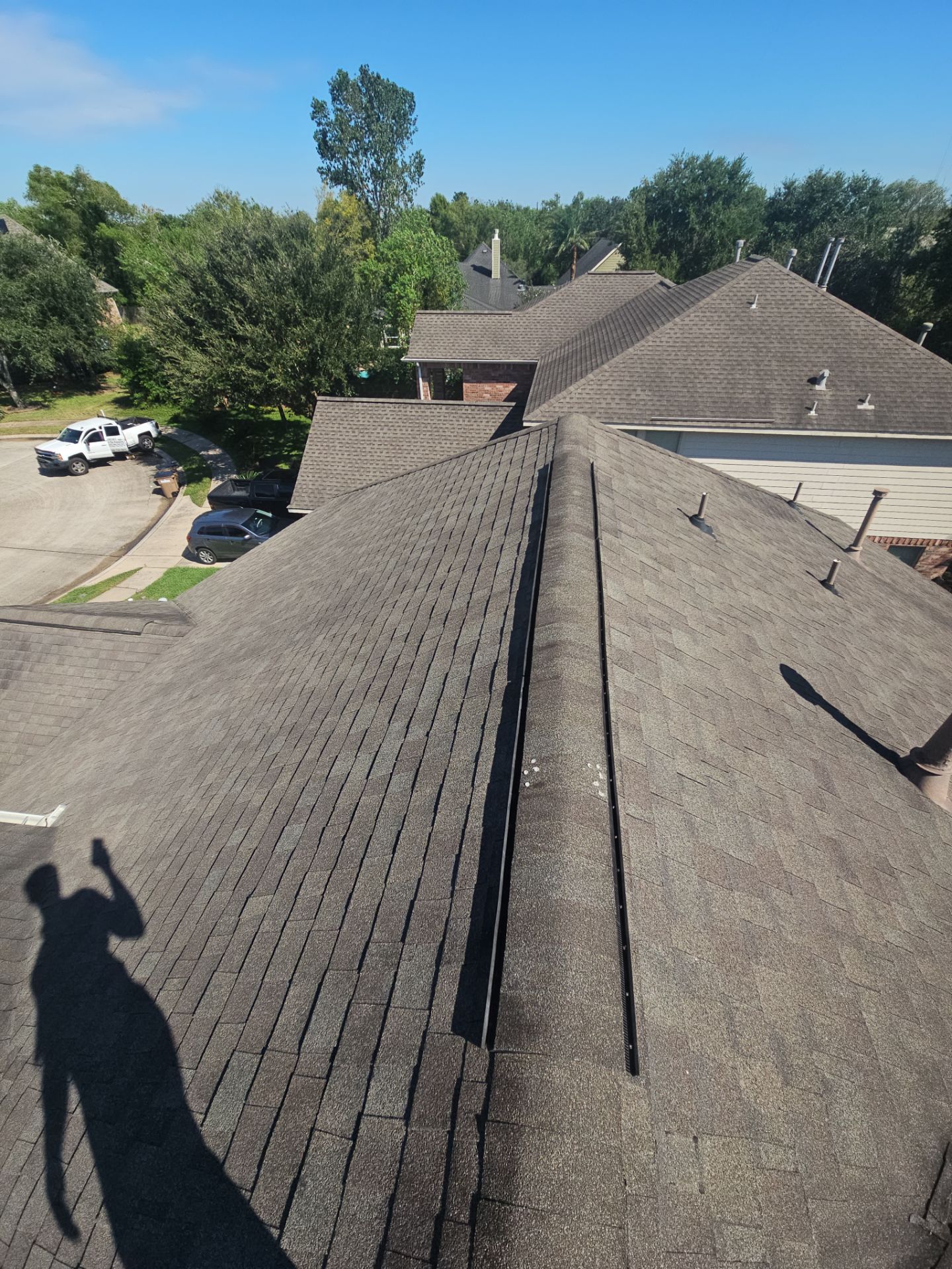 Hail Damage using Owen's Corning Duration (Lifetime) Shingles by Roof Repair Company