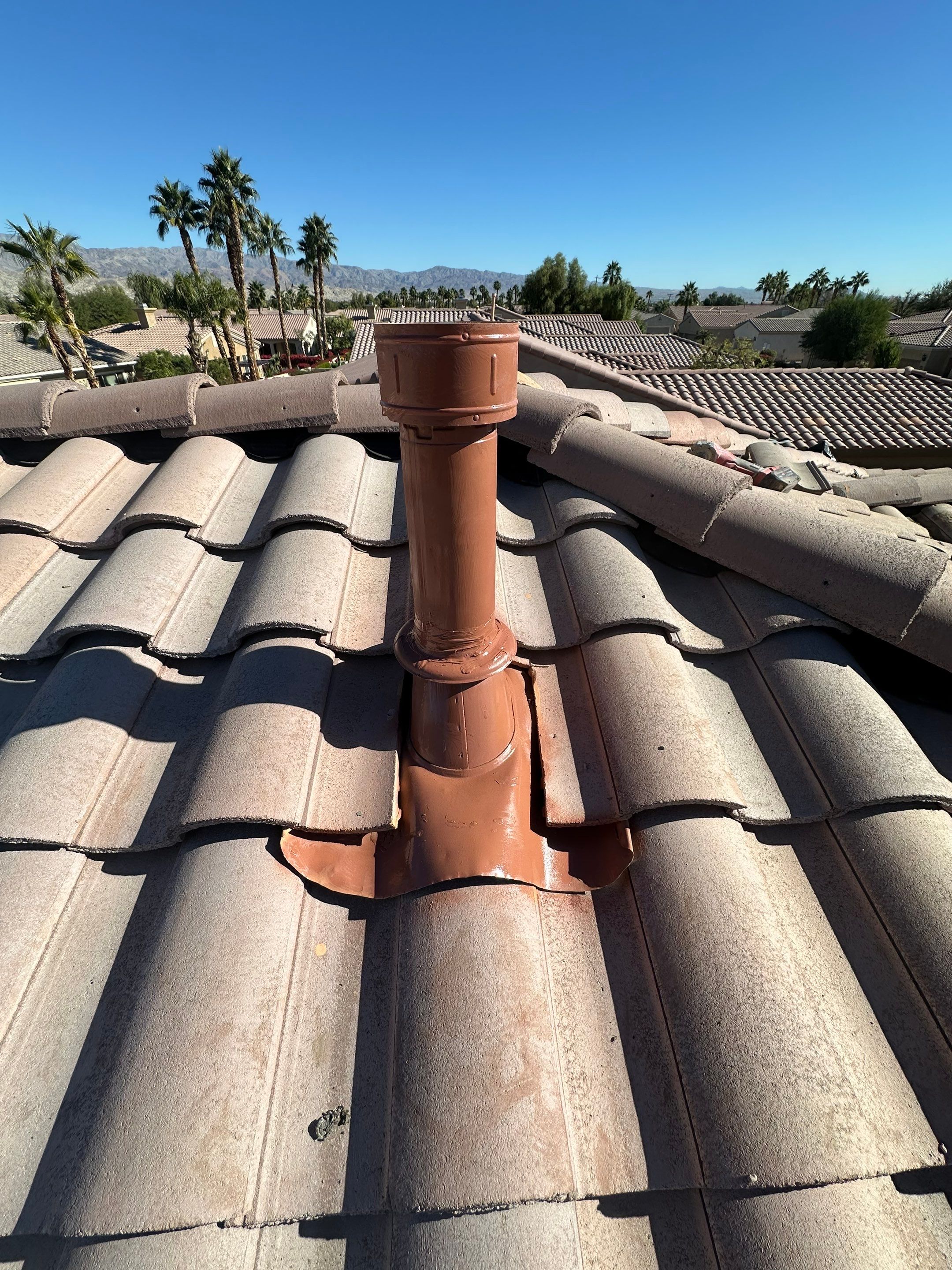 Project in Indio by Desert Roof Concepts