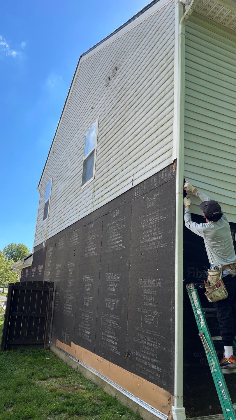 Roof, siding and gutter replacement by hail damage by Just Brilliant Restoration JBR
