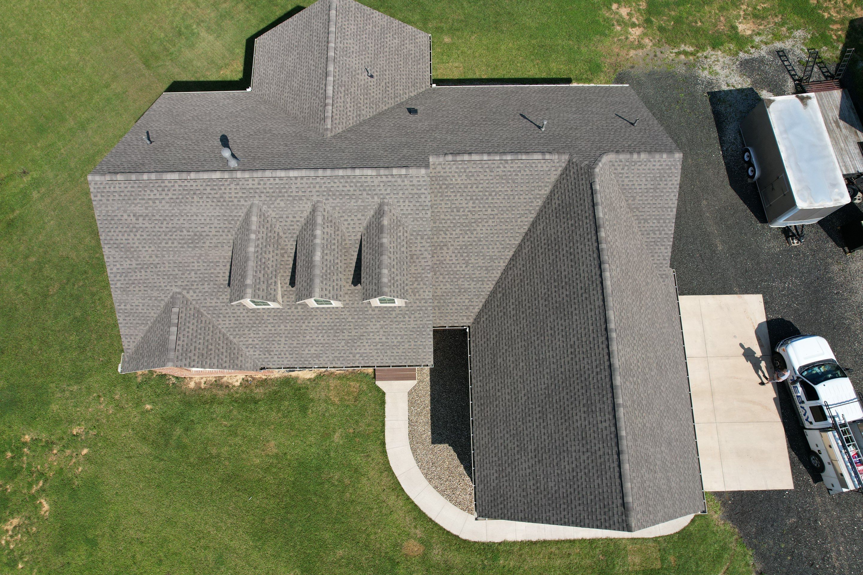 Residential Roofing Installation using GAF Timberline HDZ by Rainstoppers Roofing