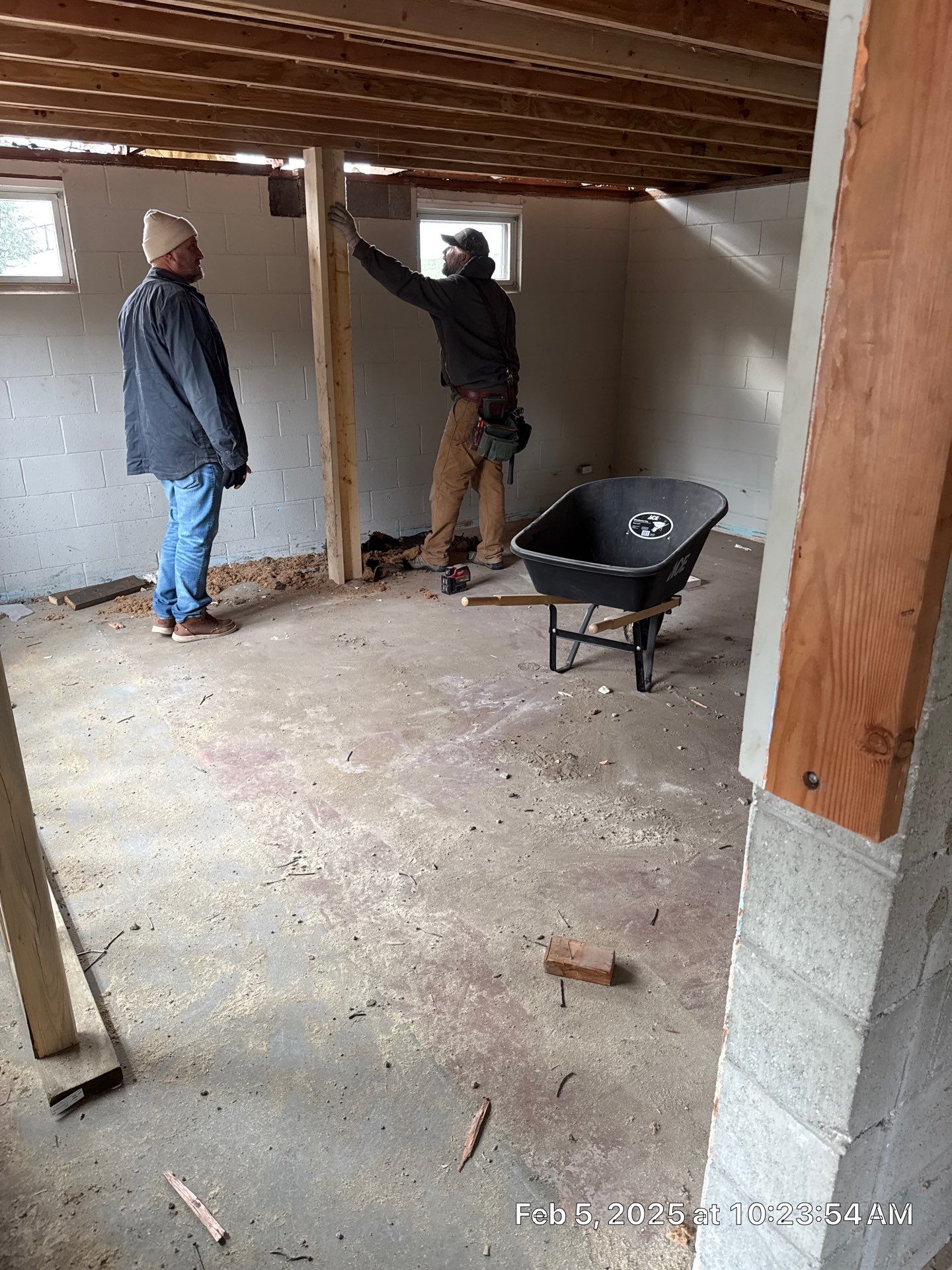 This project has it all!!!! Custom Flooring, Leveling Service, Custom Stair parts and pieces, risers, blue pad cover - all inclusive service from RTB! by RTBaldwin Hardwood Floors