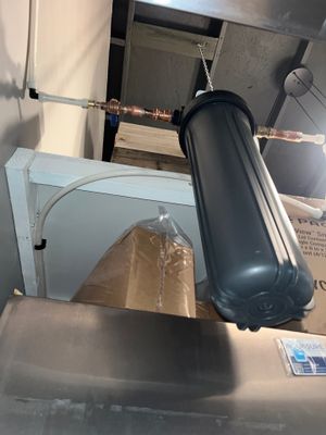 Water Filter, Faucet, and Piping Installation 