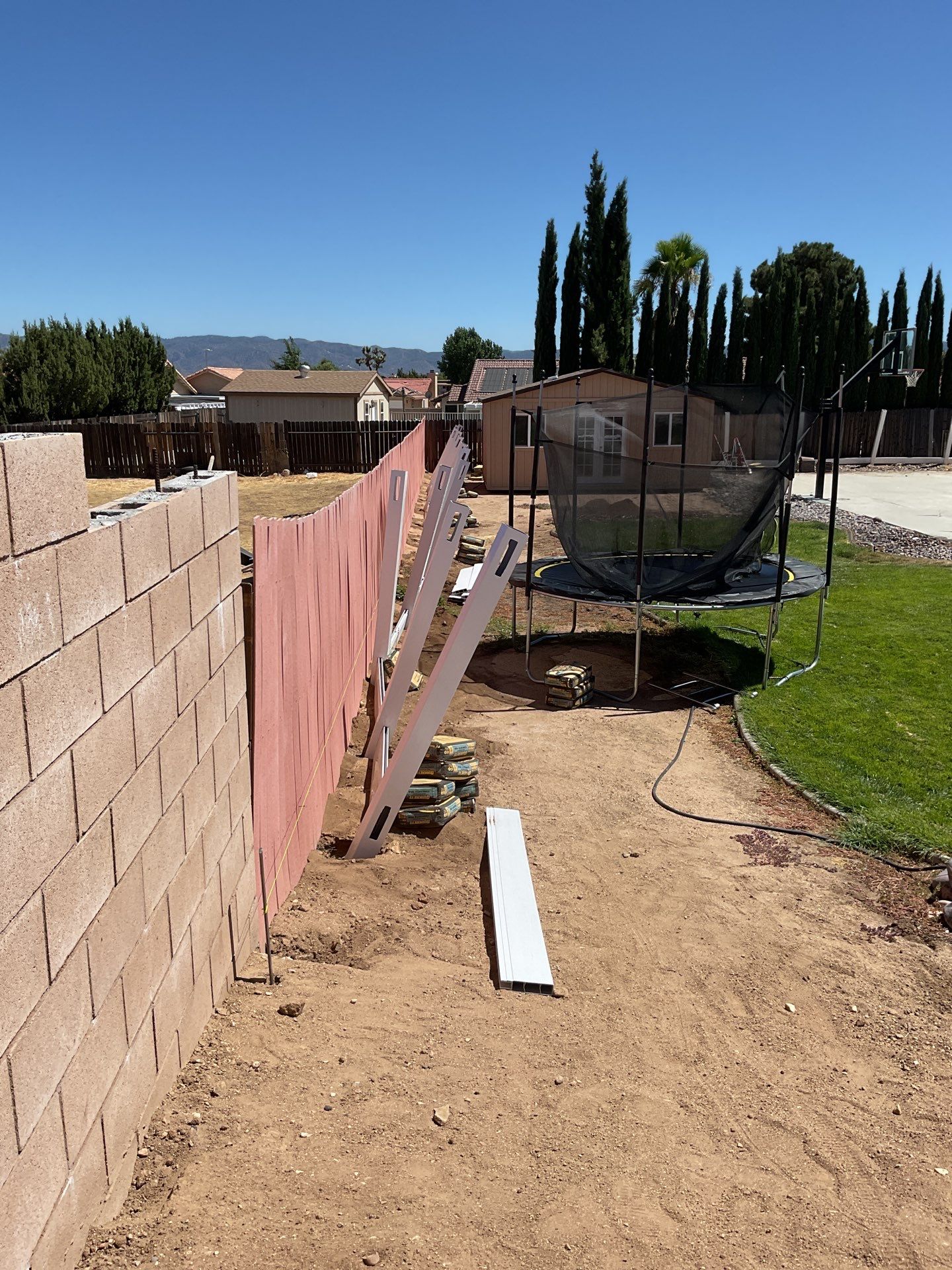 Fence Installation using Vinyl by Fence Guys Inc.