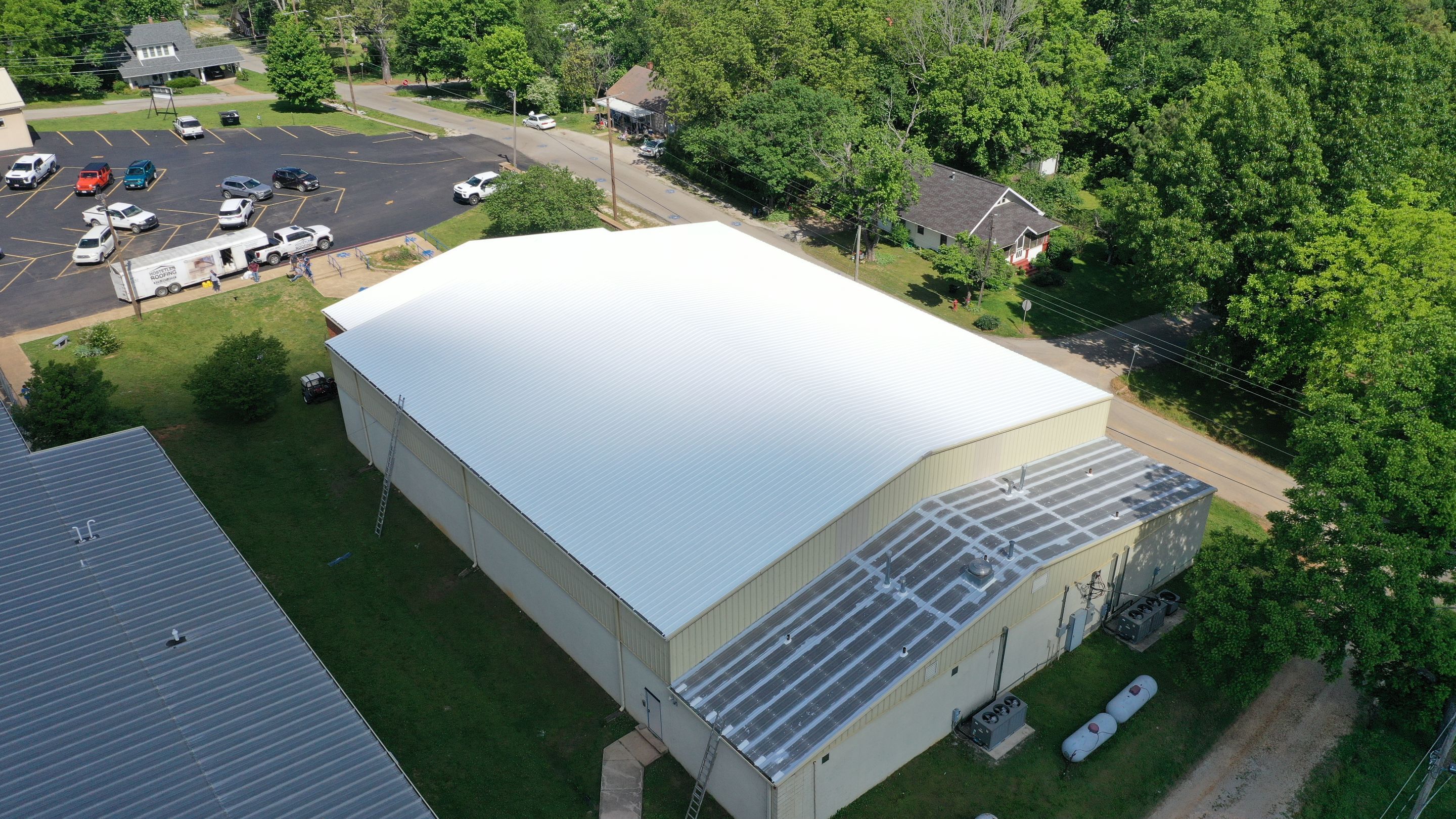 Mammoth Springs Gymnasium by Hostetler Roofing