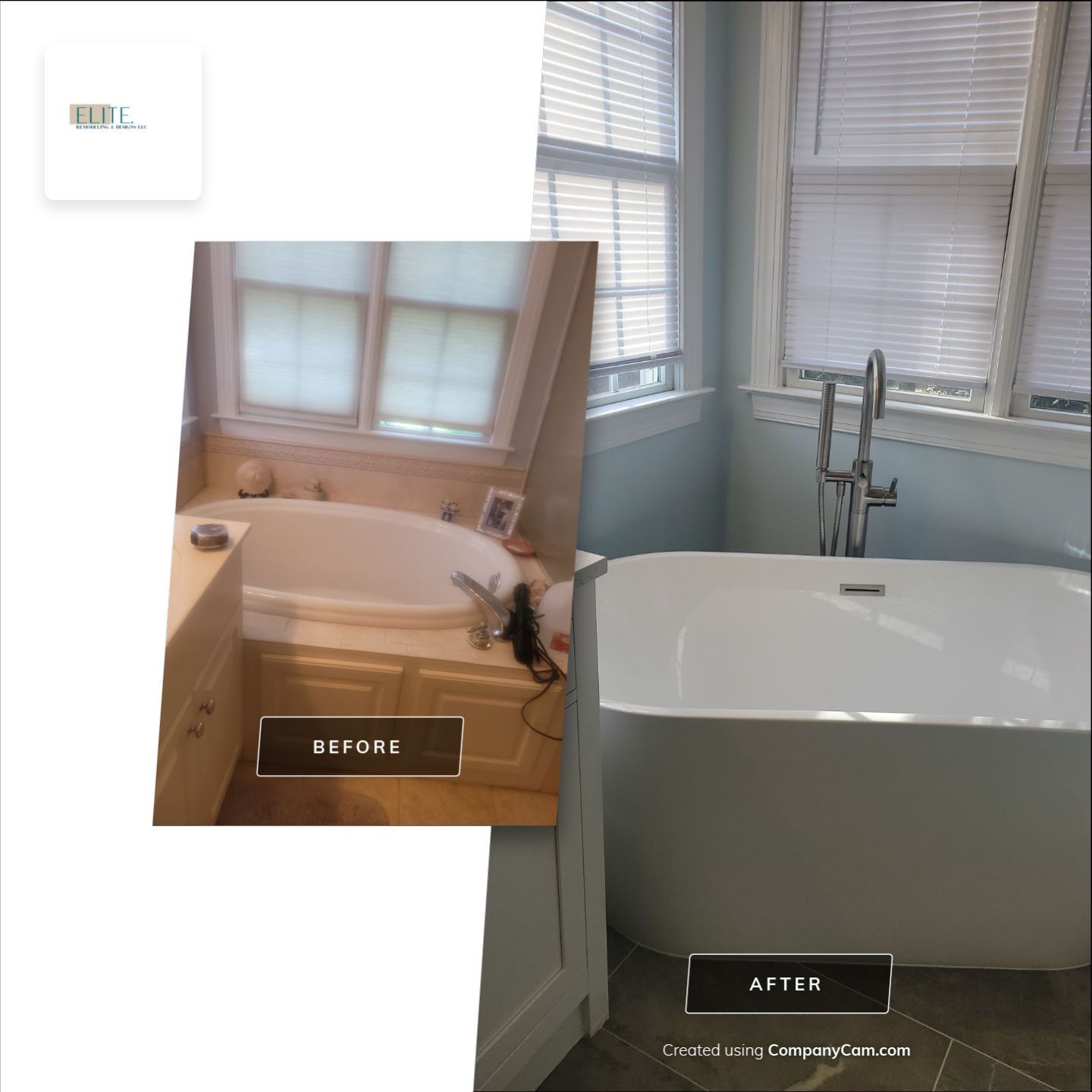 A Stunning Cary Bathroom Reimagined by Elite Remodeling and Design LLC