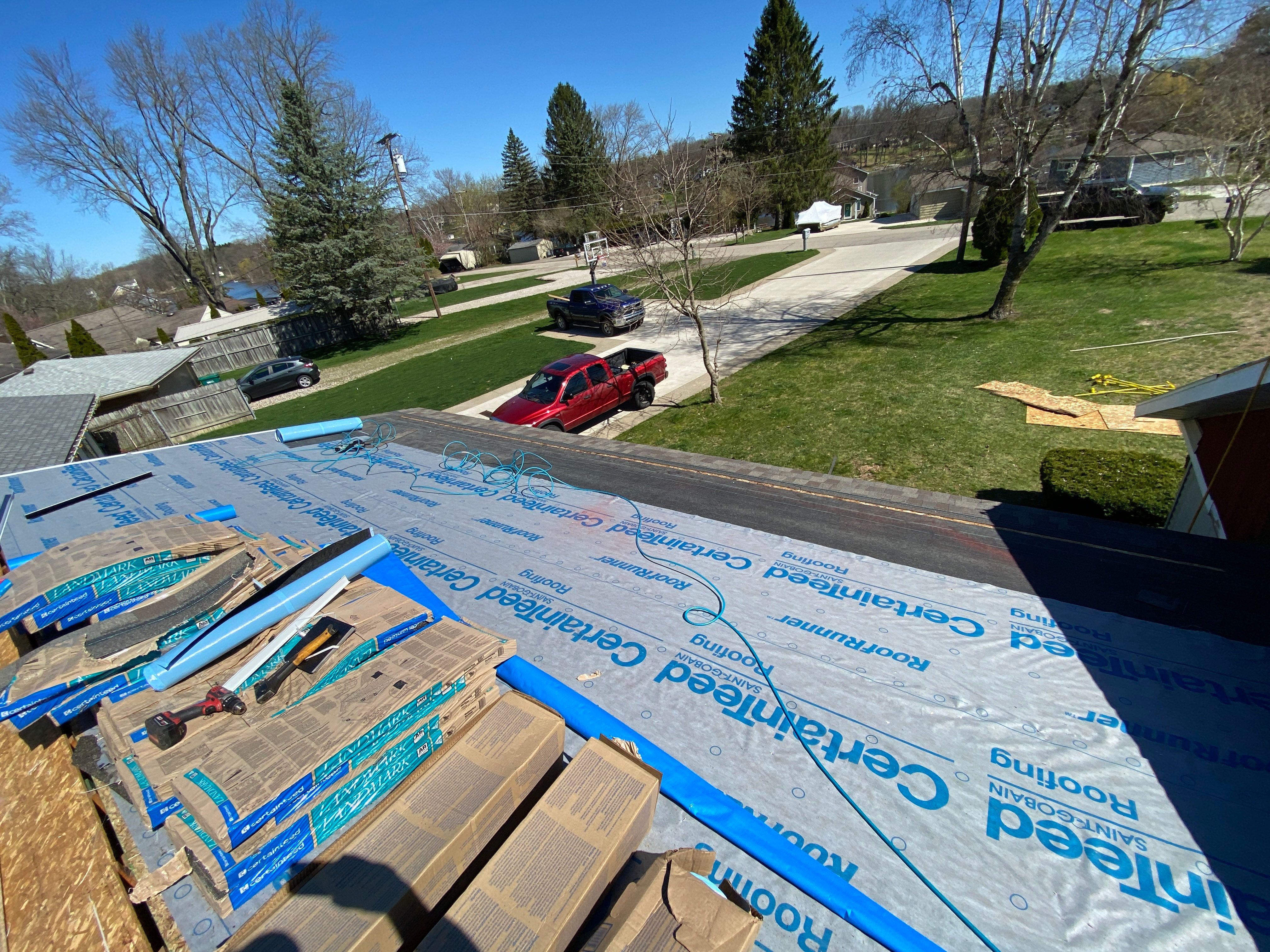 Roof Replacement using CertainTeed Landmark by 180 Contractors