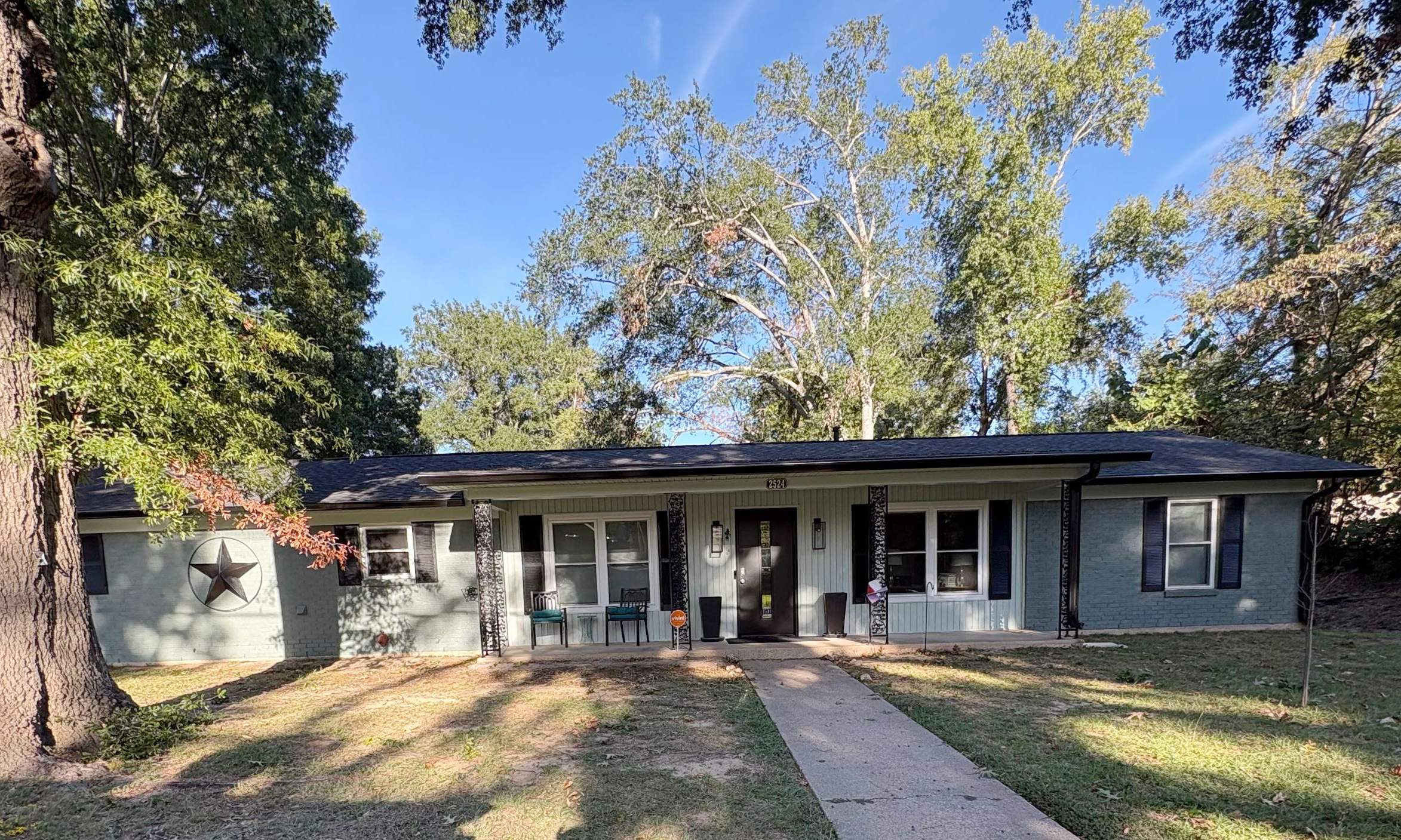 From Basic Brick to Bold Sage Green in Tyler, TX! Quality Coats Painting by Quality Coats Painting