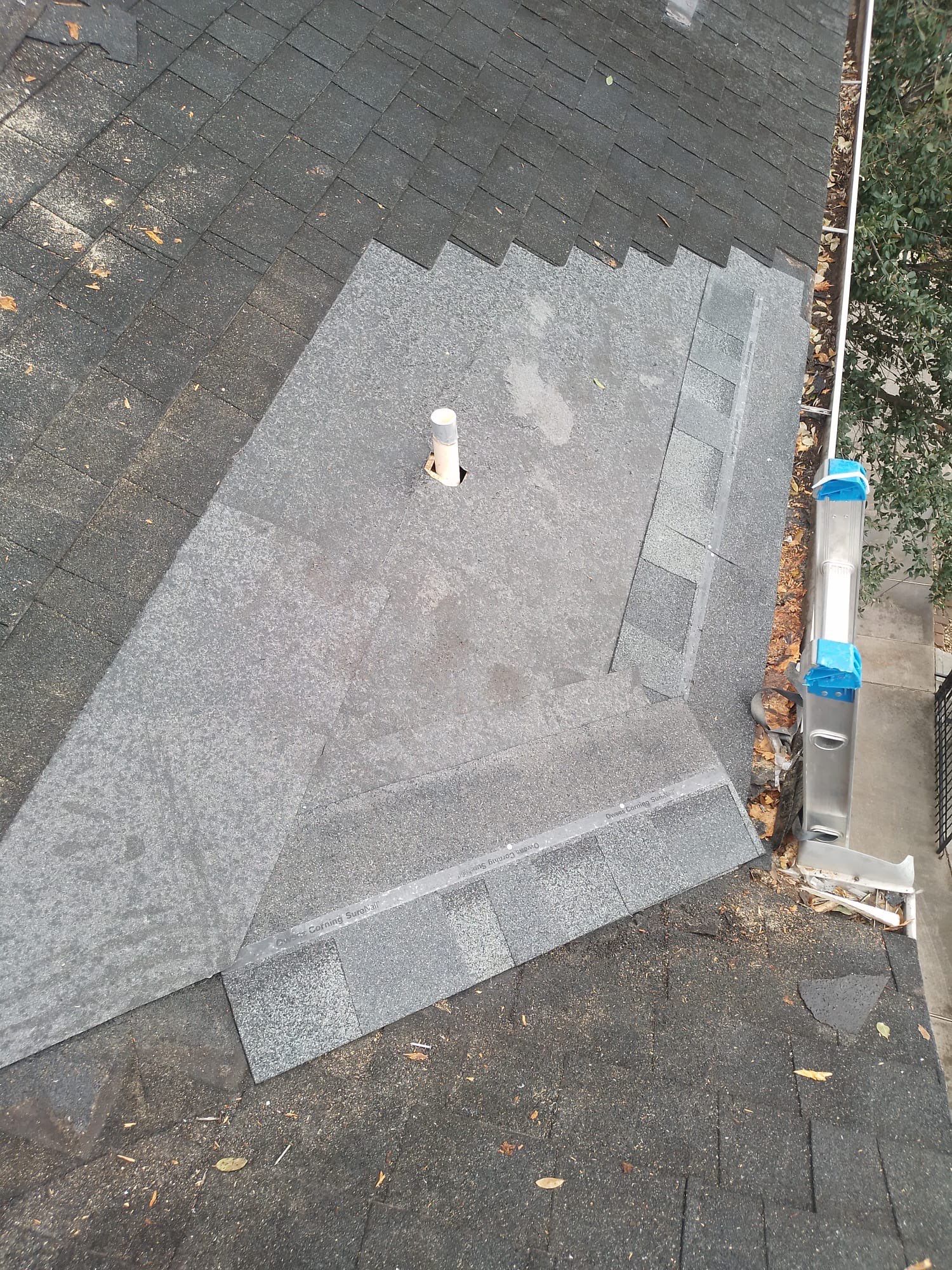 Hail Damage using Owen's Corning Duration (Lifetime) Shingles by Roof Repair Company