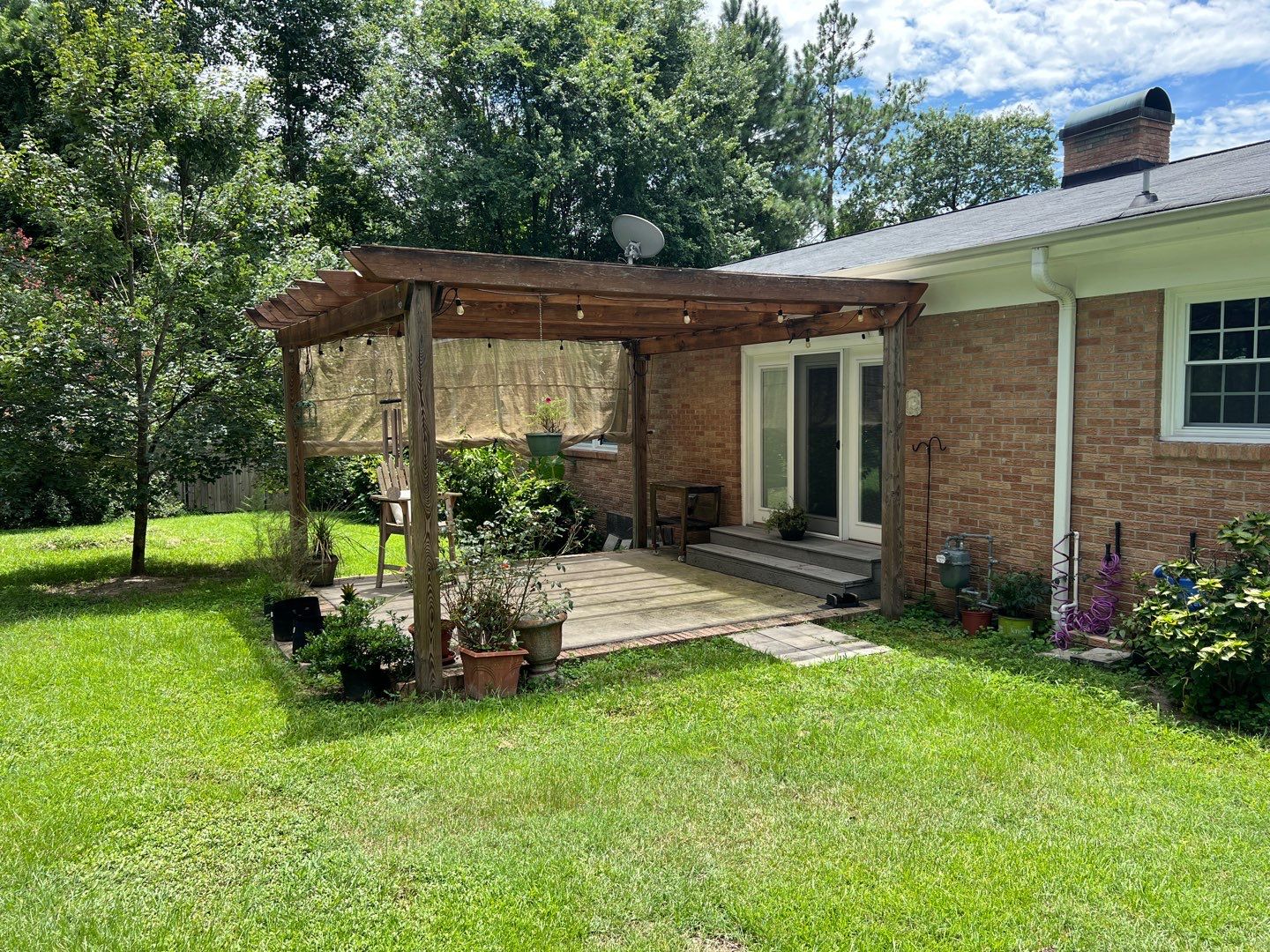 Porch Build using Trex Decking by Midlands Roofing & Exteriors