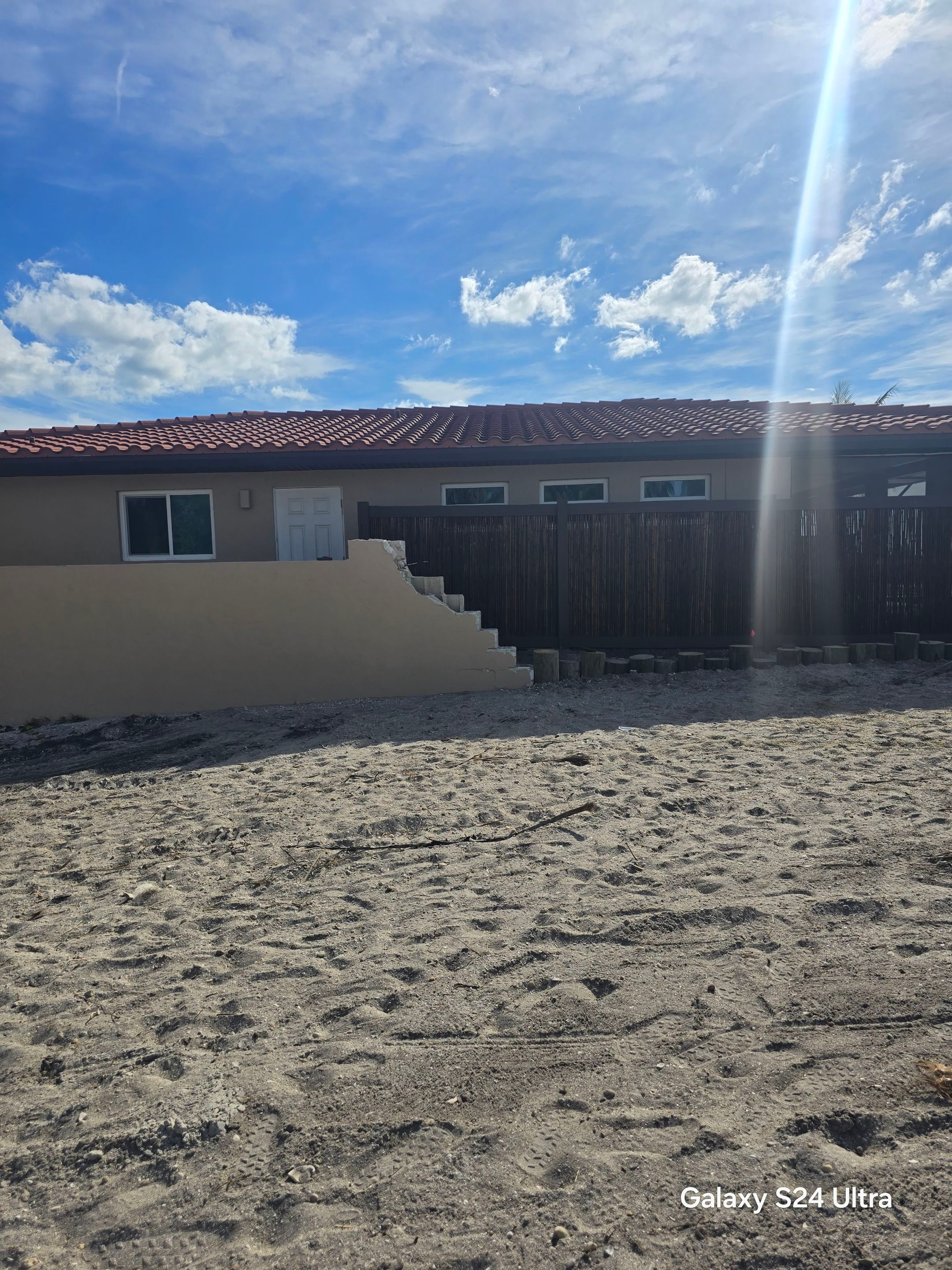 Custom Bamboo Vinyl Fence in Manasota Key by True Fence LLC