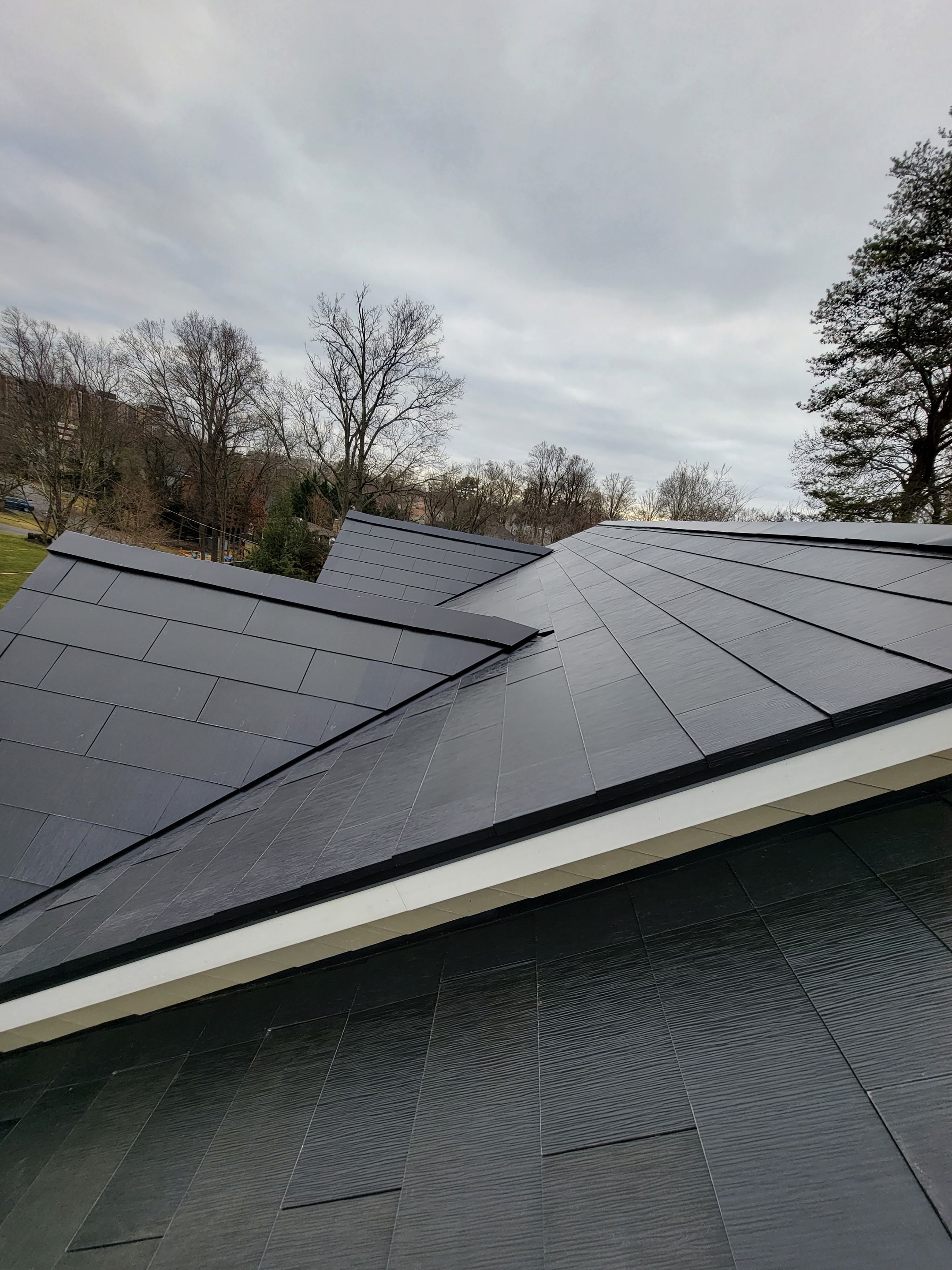 New Construction Tesla Solar Roof by American Home Contractors