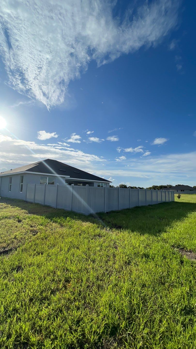 Wimauma, FL 6ft. Tall Slate Gray Vinyl Privacy  by Asap fence and gates, LLC