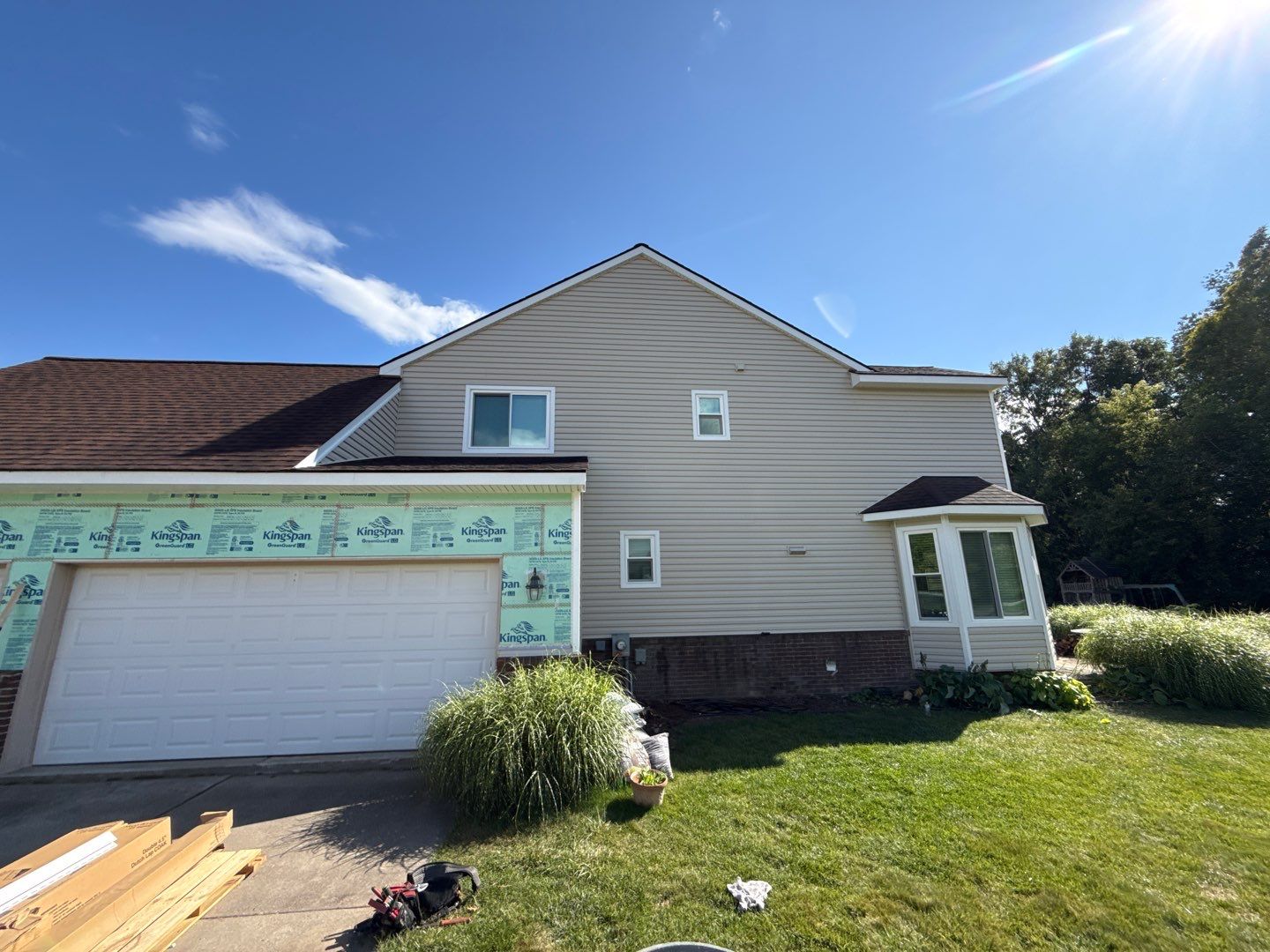 Siding Replacement using Alside D4 Odyssey-Plus Dutchlap Tuscan Clay by 180 Contractors