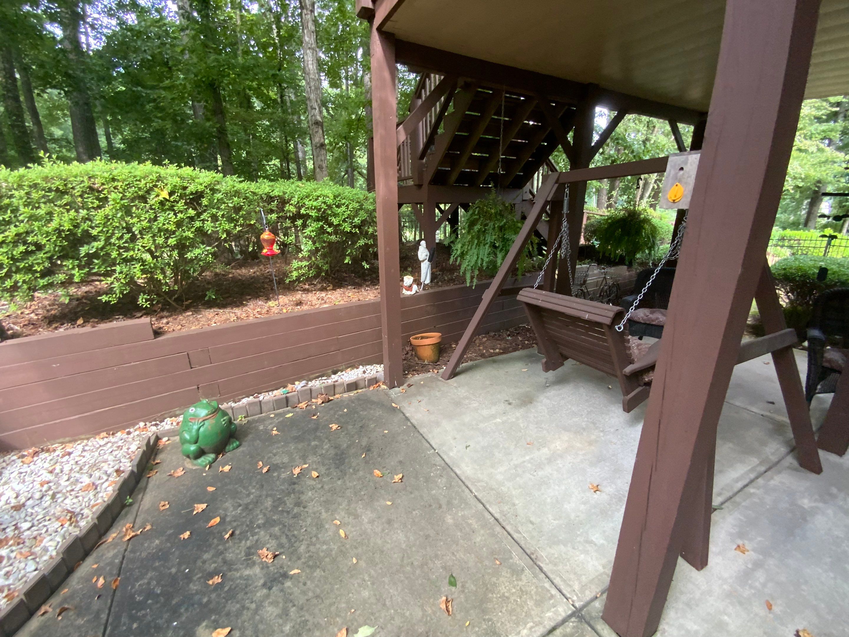 Dark Deck and Pergola Wood Staining Project in Acworth by Swift Home Renovations