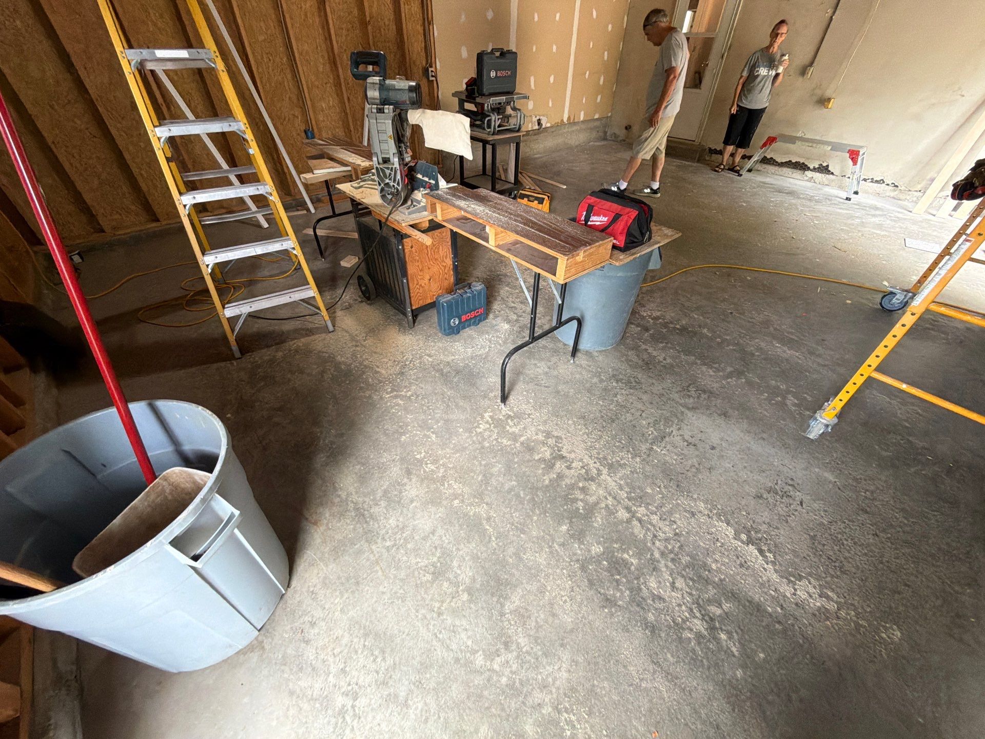 Epoxy Concrete Coating and Garage Floor Restoration in Sioux Falls by Select Painting, Coatings & Garage Cabinets