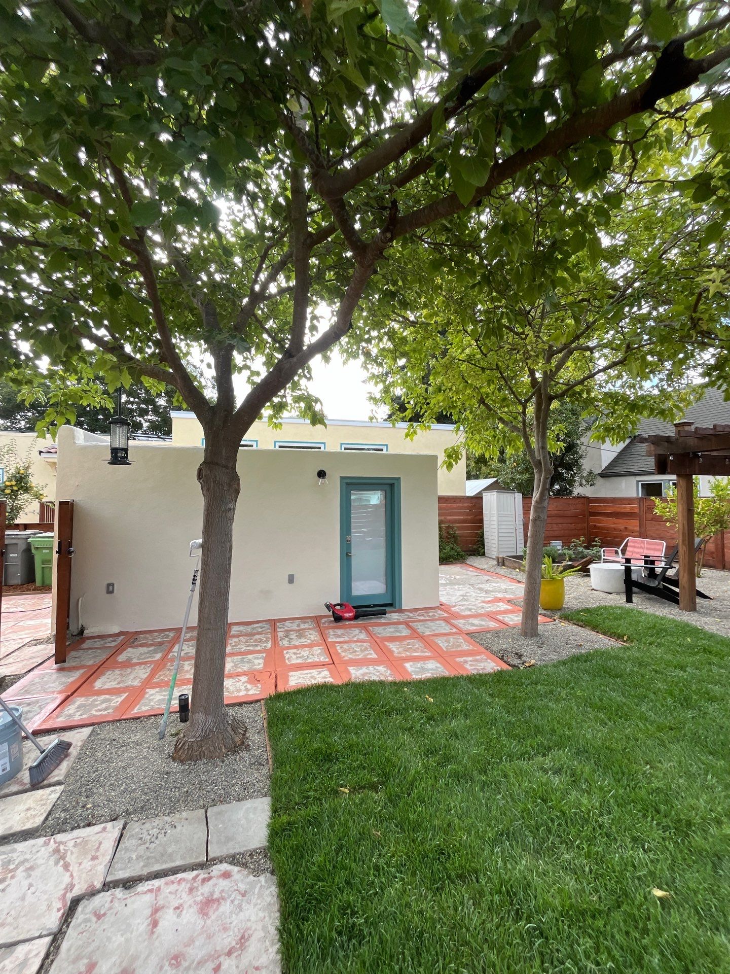 Exterior Transformation with Fresh Stucco and elastomeric system for waterproofing by Herrera’s Bay Area Painting inc.