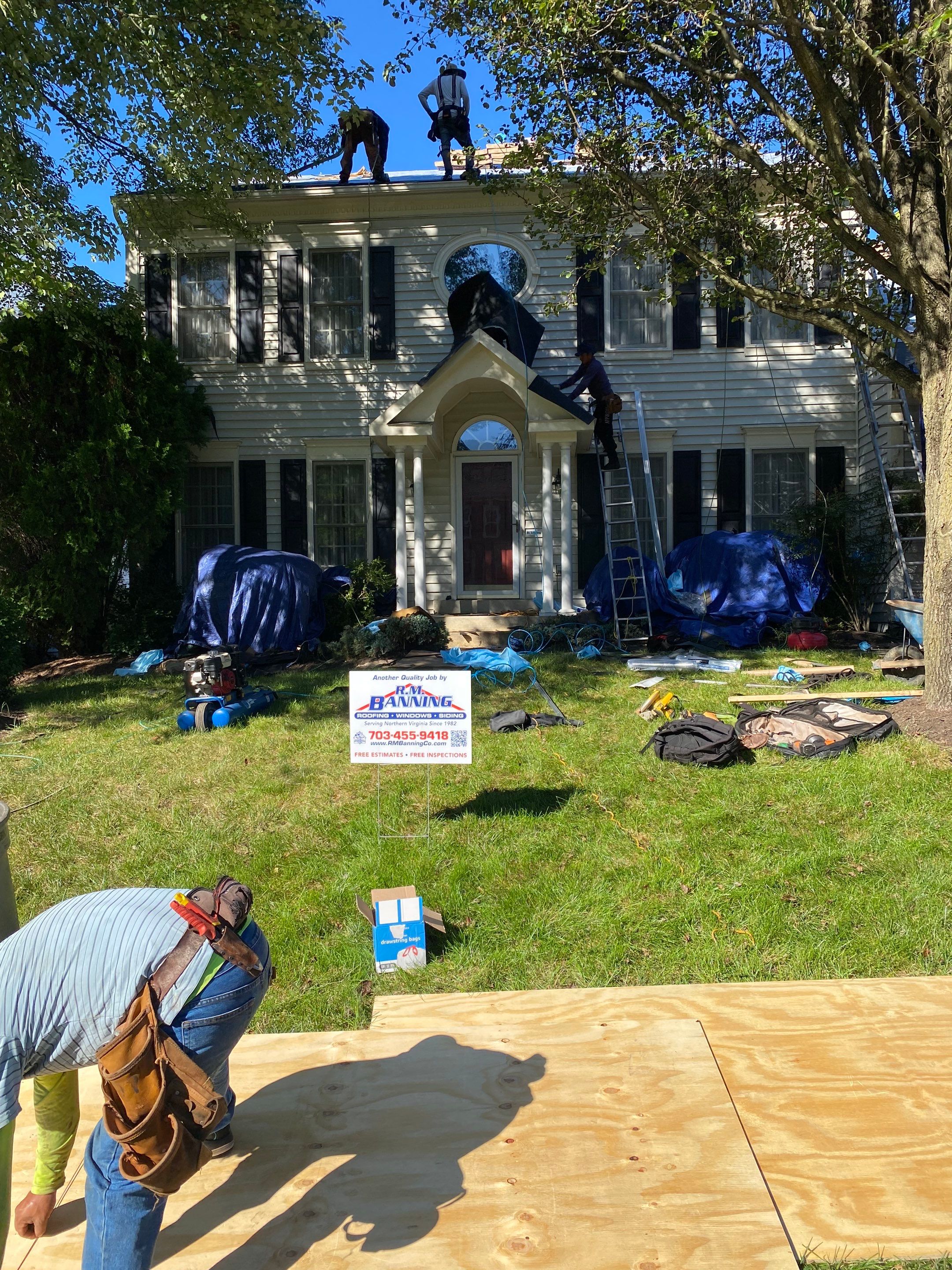Centreville: Residential Roof Replacement with CertainTeed Landmark Pro Designer Shingles in Max Def Charcoal Black by RM Banning, Inc.