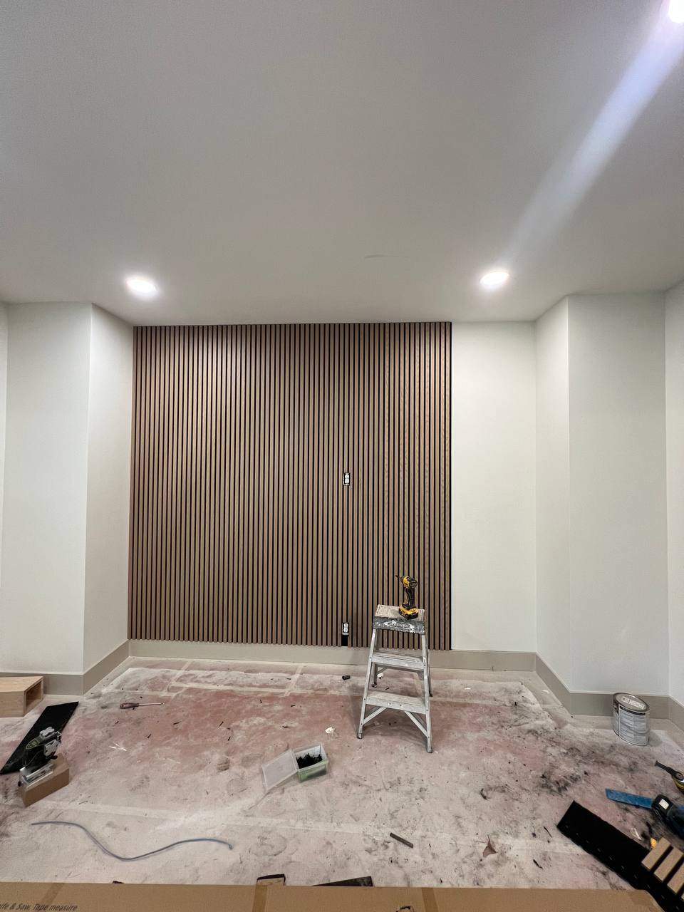 Acoustic panel installation by Handyman State LLC