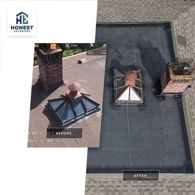 EPDM Flat Roof by Honest Exteriors