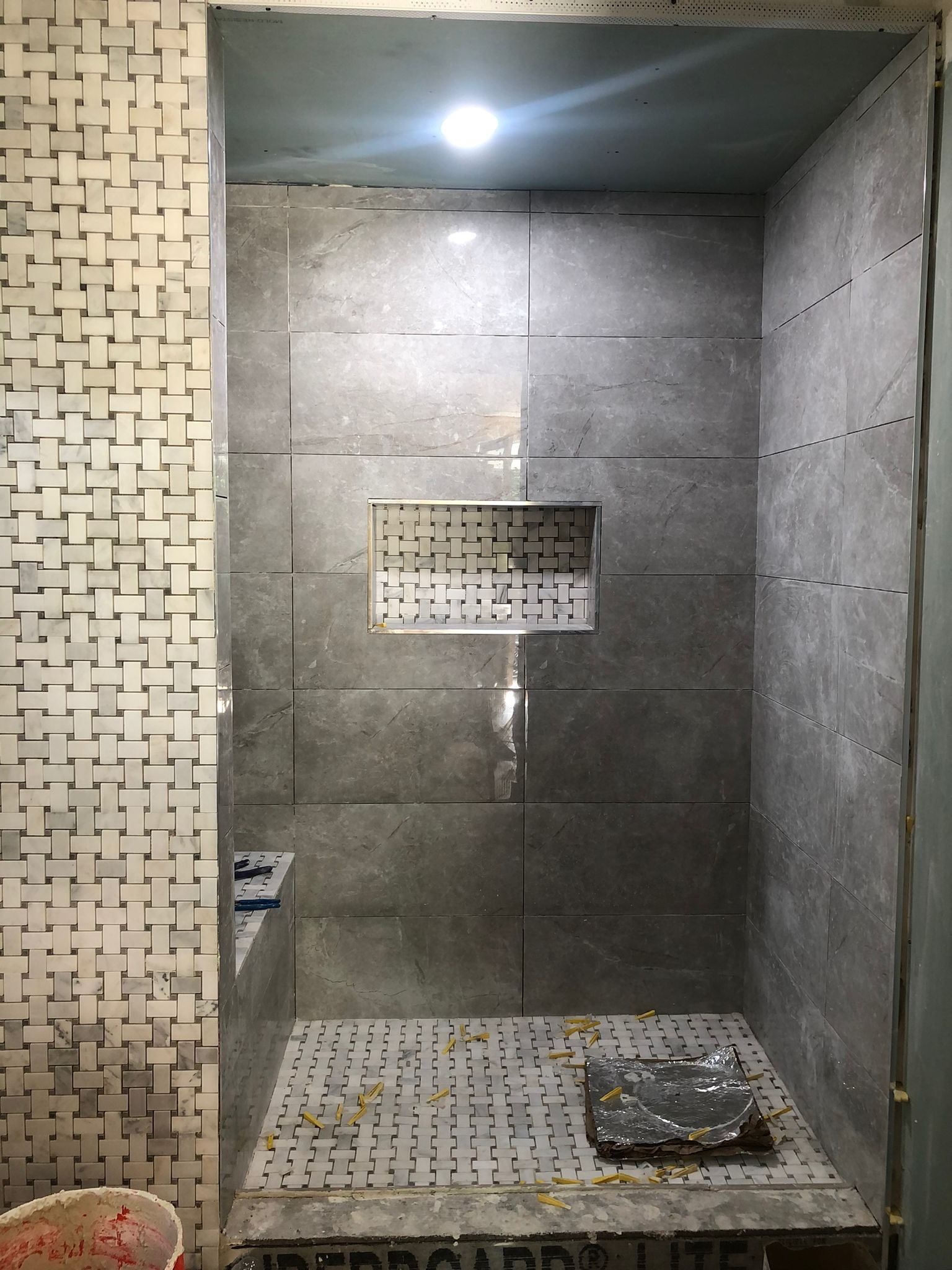 Bathroom Remodel using Tile by Home Concepts Construction