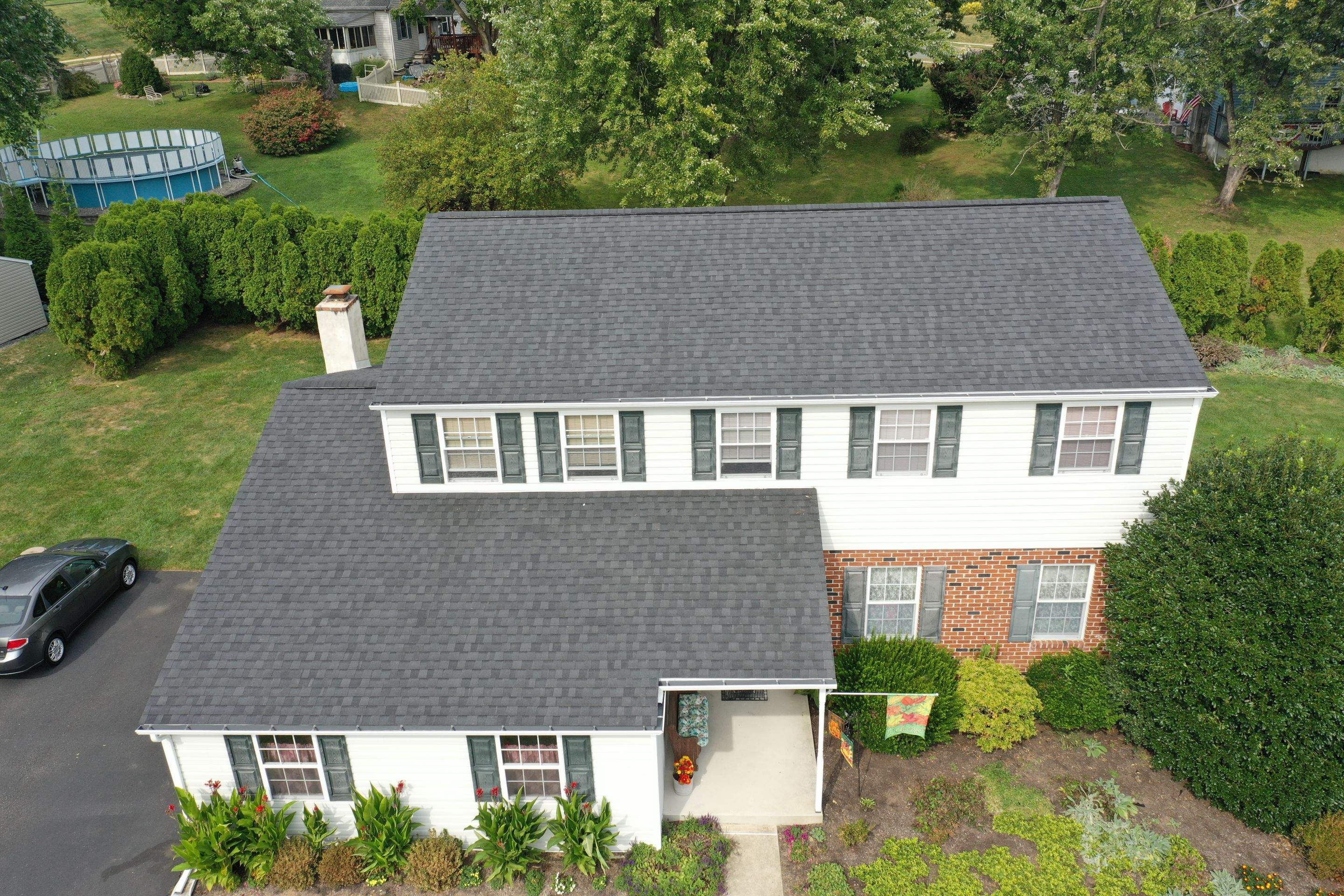 Roofing Installation using CertainTeed Landmark - Moire Black by Storm Guard of Ches-Mont PA