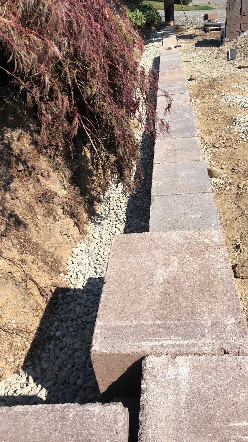 Justin | Retaining Wall, Landscape Project  by Jireh Asphalt & Concrete Inc 