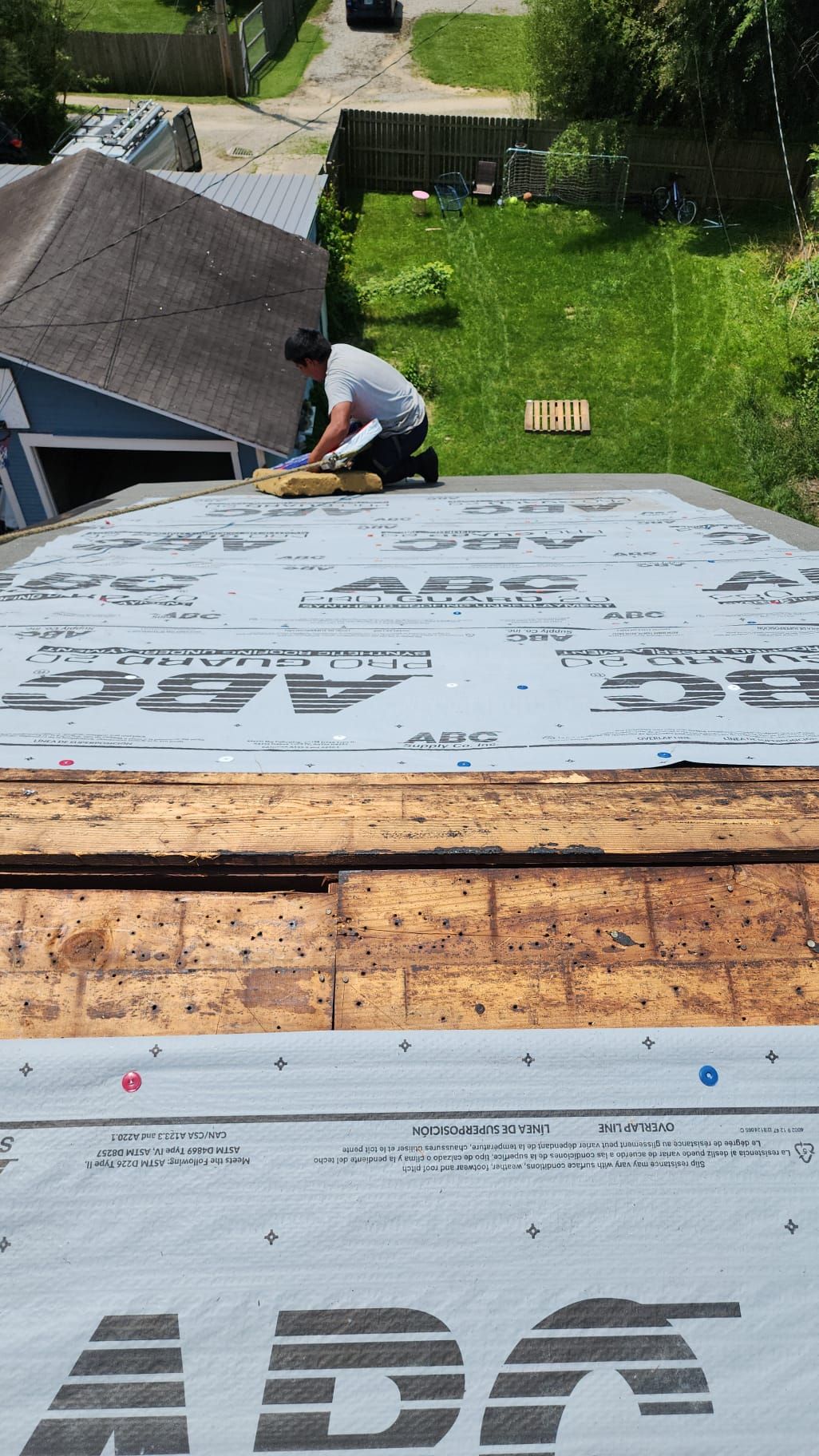 Residential Roofing Installation using GAF Timberline HDZ Pewter Gray by Rainstoppers Roofing