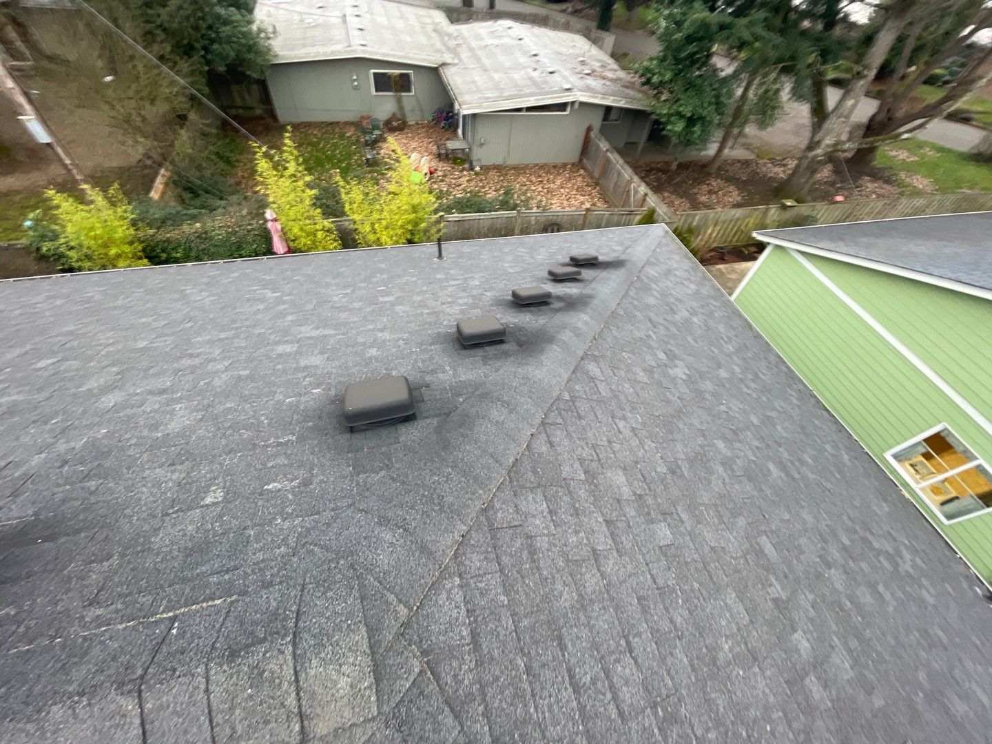 Residential Roofing Installation using Owens Corning Duration Shingles in Estate Gray. by BEST Roofing & Waterproofing