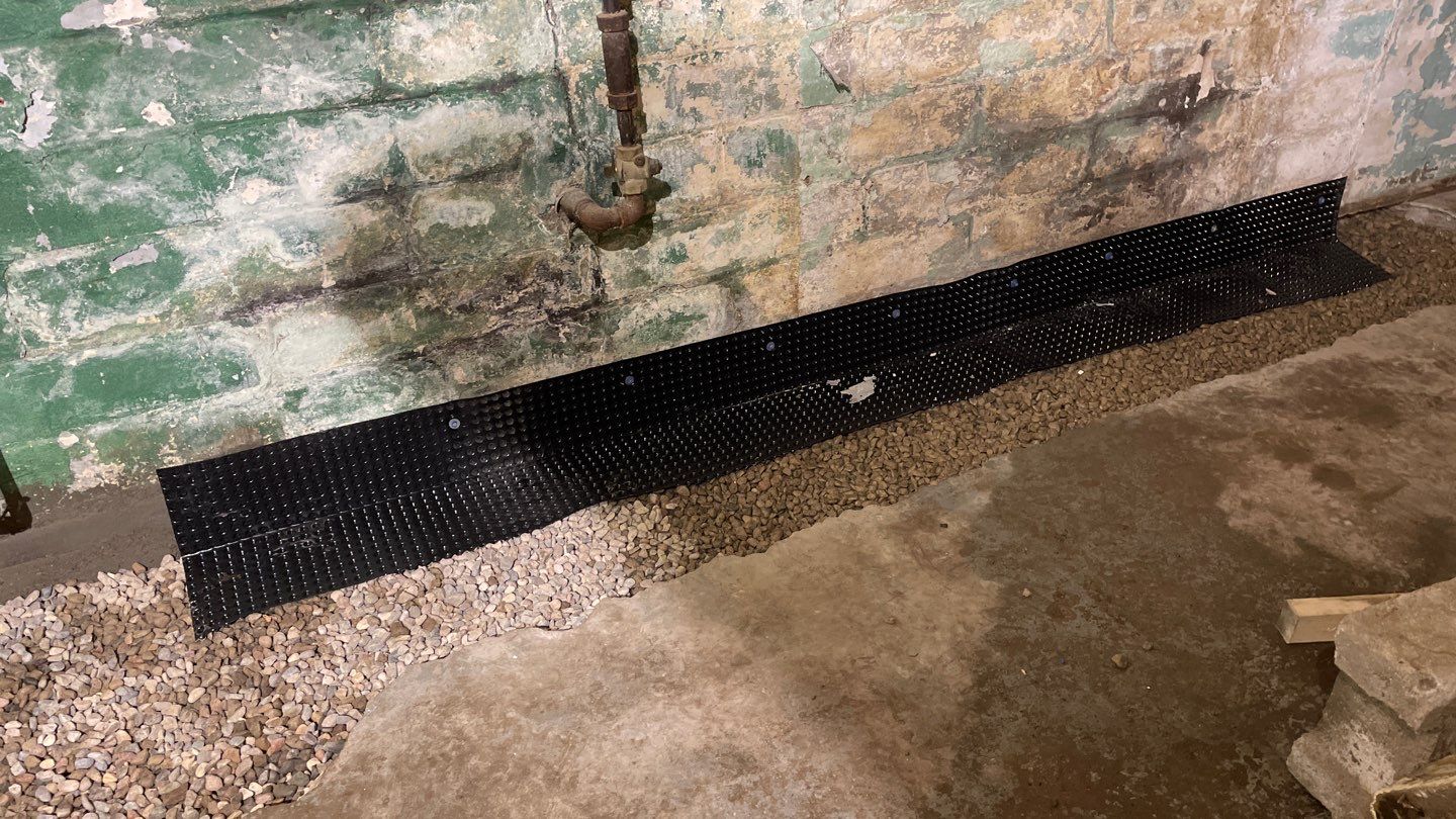 Interior Drain Tile for a South Minneapolis Basement by Waterproofing Northeast