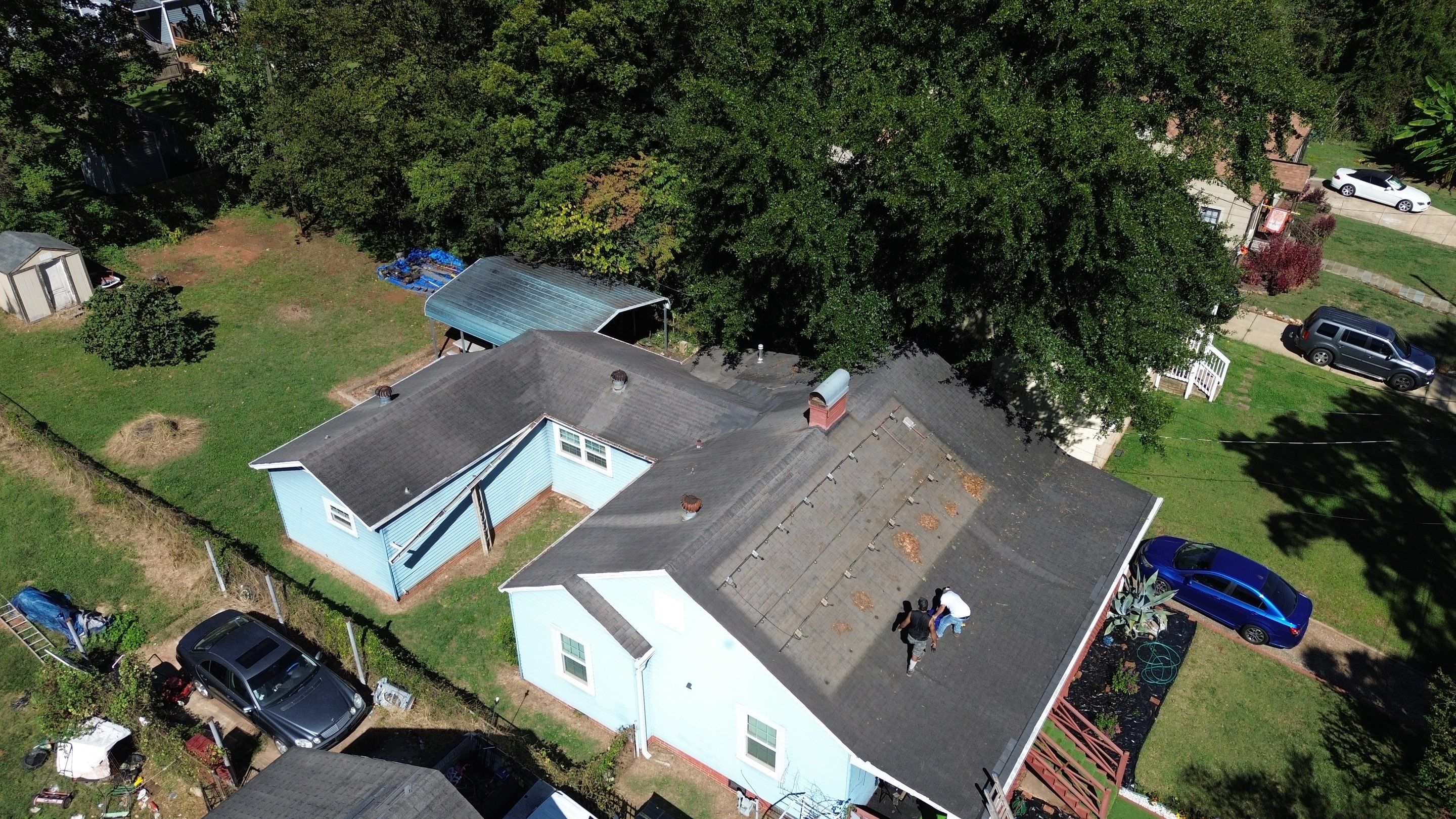 Roof replacement by hail and wind damage by Just Brilliant Restoration JBR