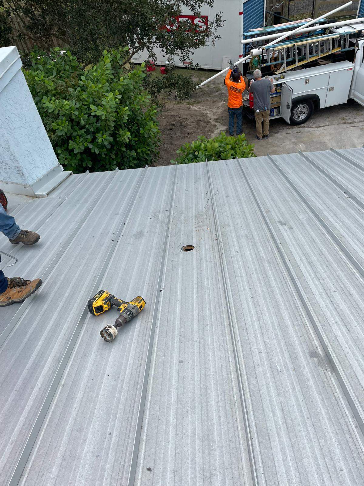 24ga 1" Nail-Strip Mill Finish by Total Roofing System The Metal Roof Experts