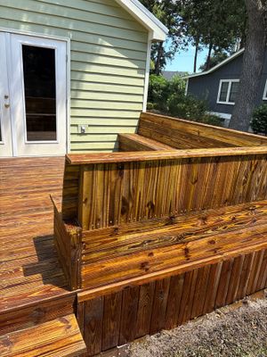 Wood Deck using Wood Sealant
