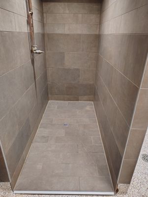 Trucking company showers